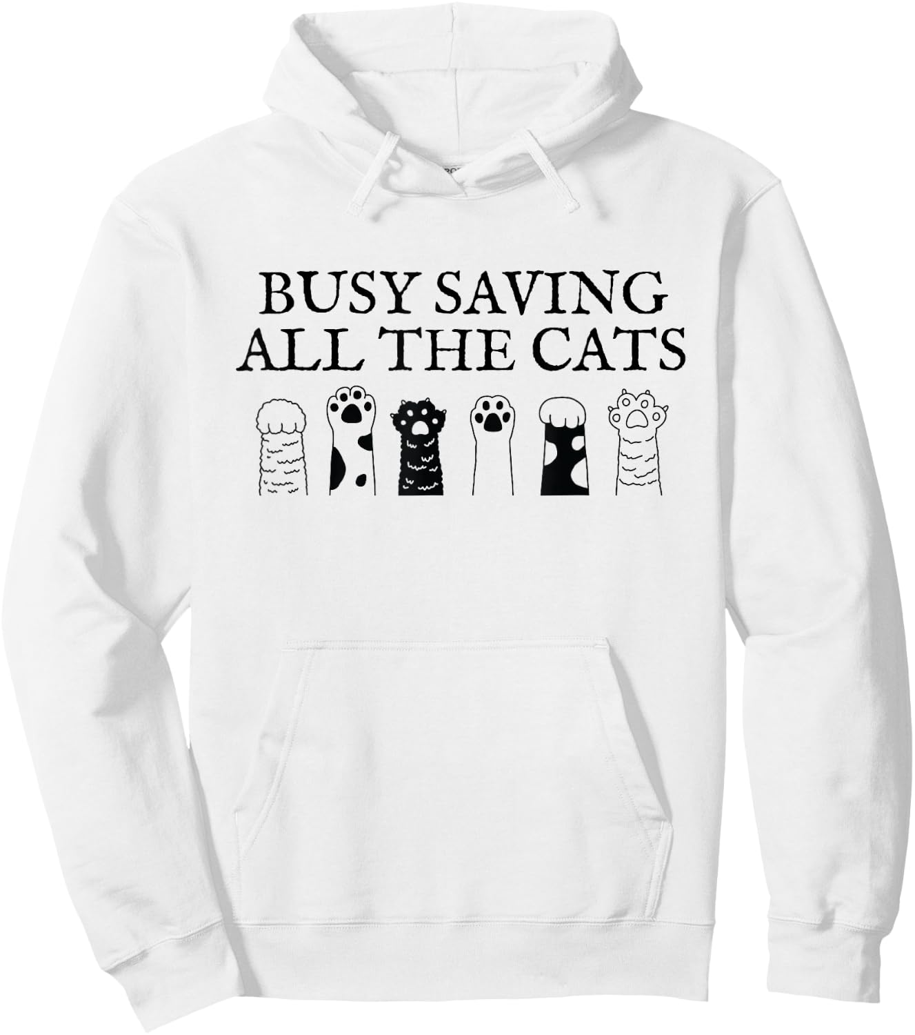 Cat Rescue Pet Animal Rescue Mom Saving All The Cats Women Hoodie - Hoodie | White