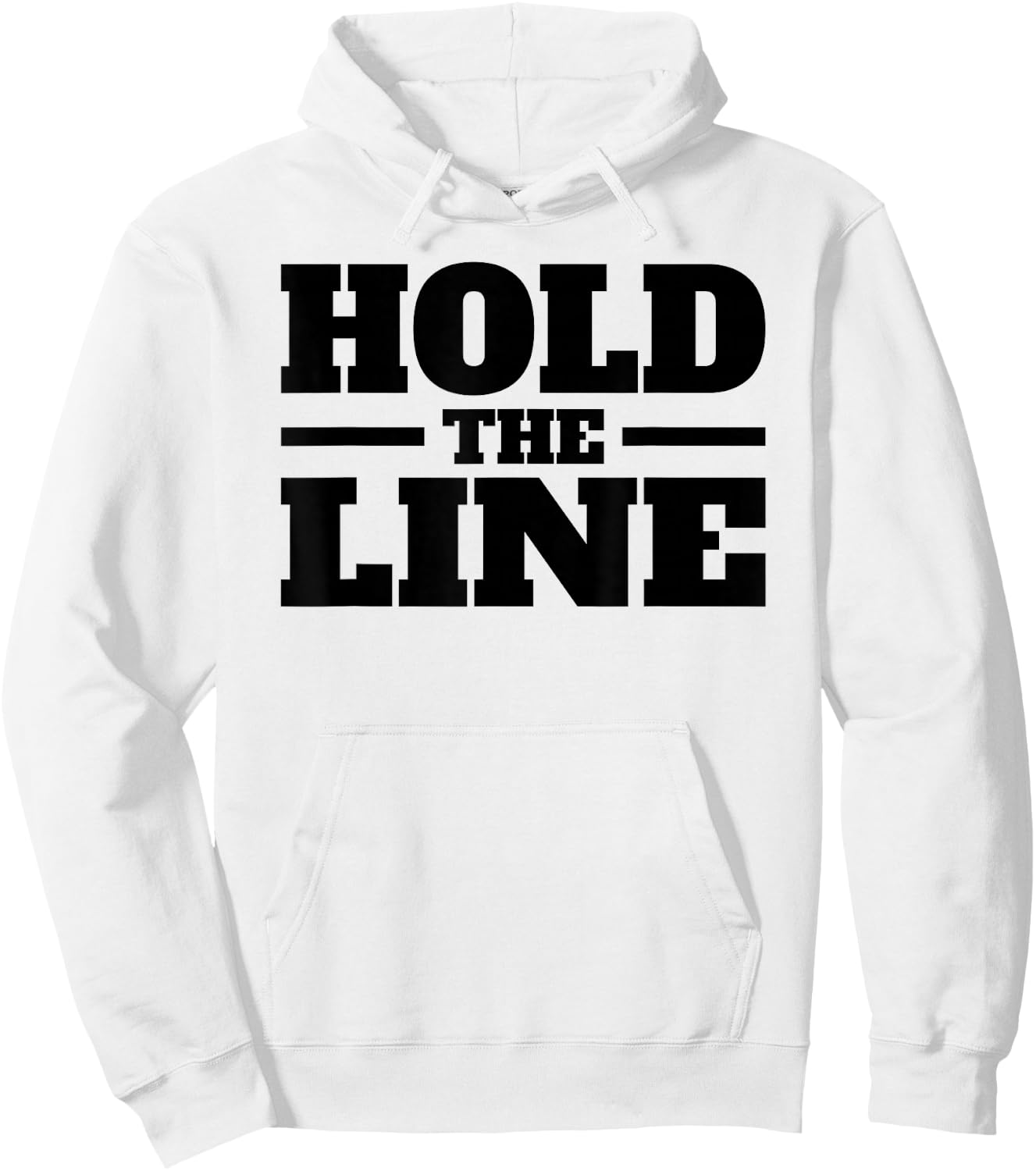 Hold the Line Hoodie - Hoodie | White