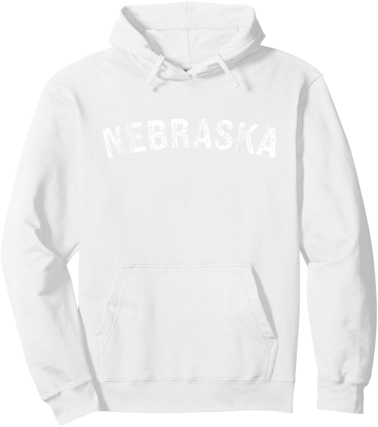 Vintage Nebraska Nebraska Red Retro Hoodie - Hoodie | White