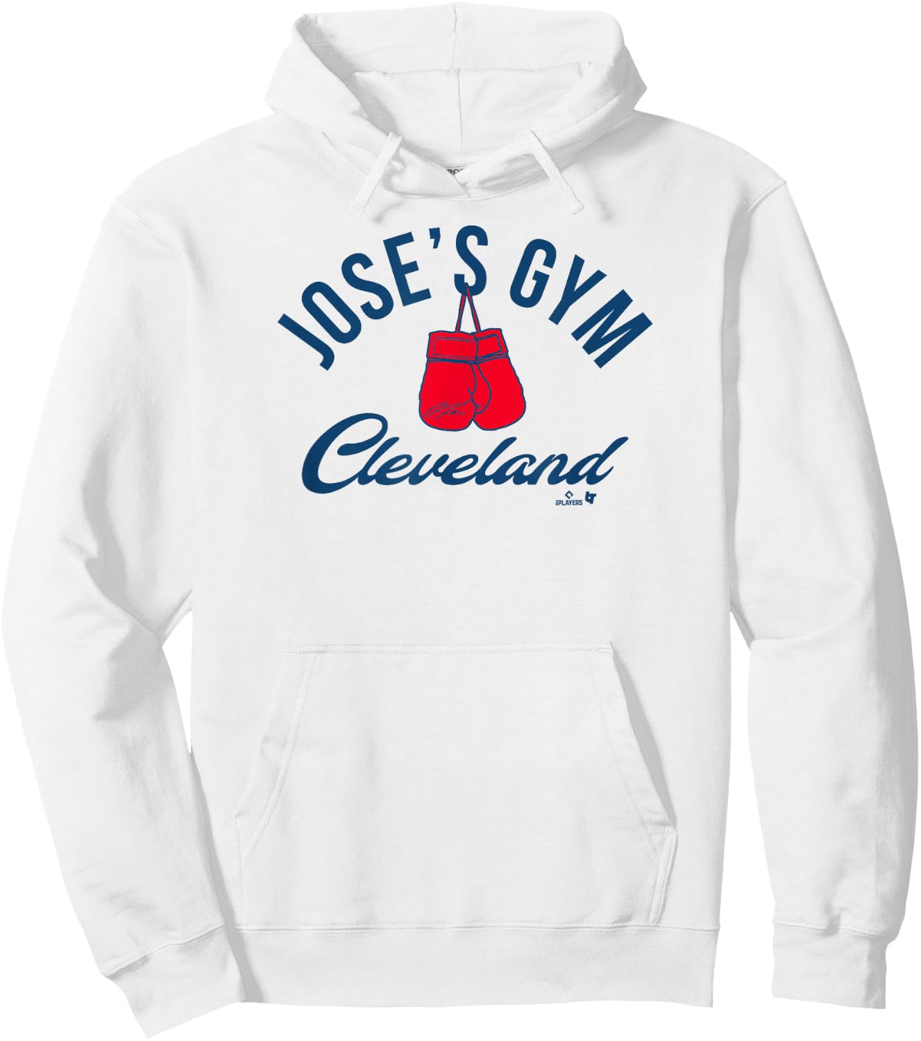 José Ramírez - Jose's Gym Gloves - Cleveland Baseball Hoodie - Hoodie | White