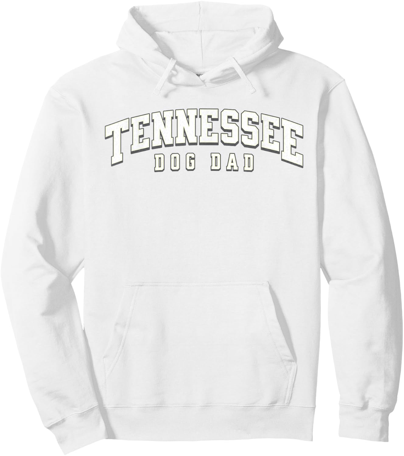 Tennessee TN Orange Dog Dad Father's Day Classic Tennessee Hoodie - Hoodie | White