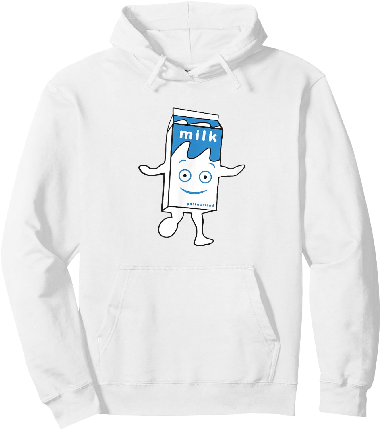 Blur Milk Carton Hoodie - Hoodie | White