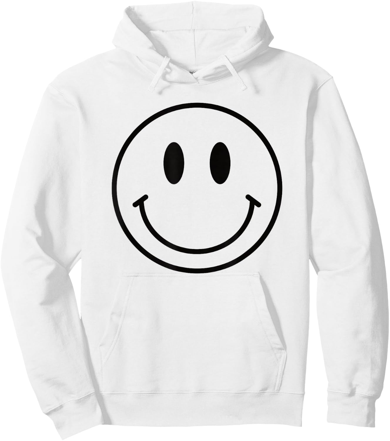 Smile Face Shirt Cute Happy Peace Smiling Face Kids Youth Hoodie - Hoodie | White