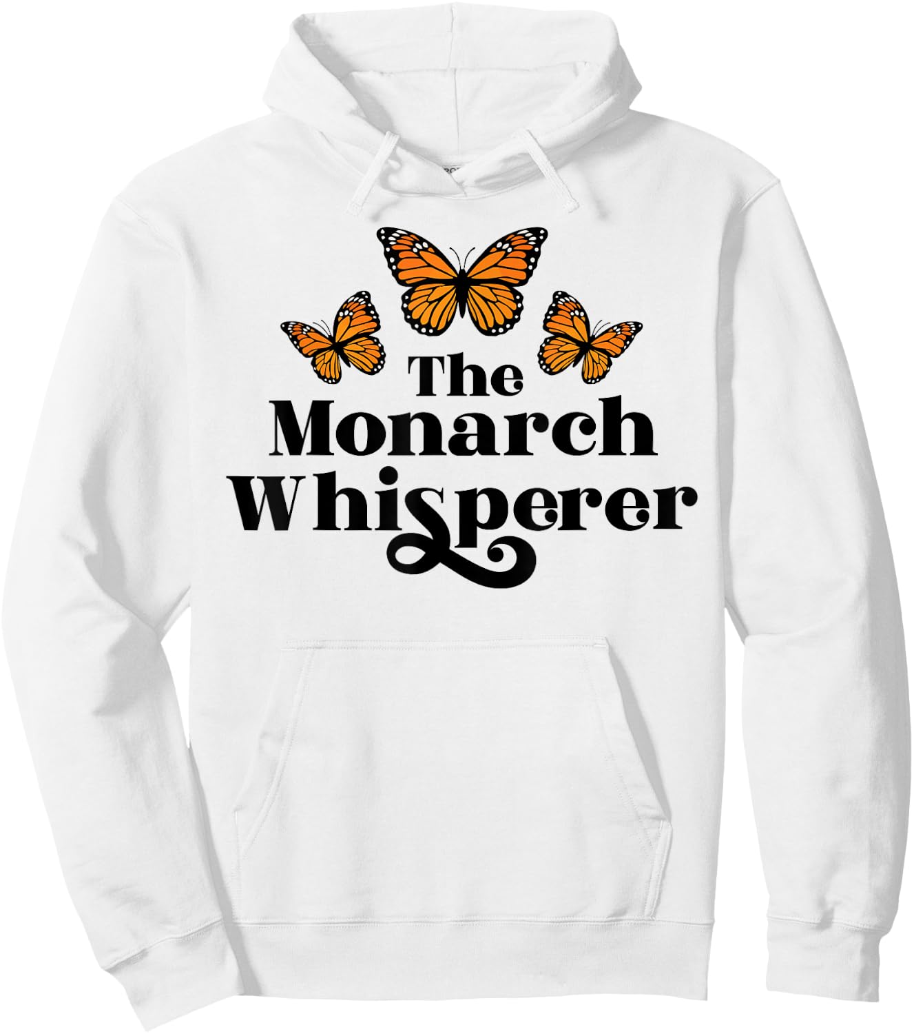 This Monarch Whisperer Butterfly Lover Retro Vintage Women Hoodie - Hoodie | White