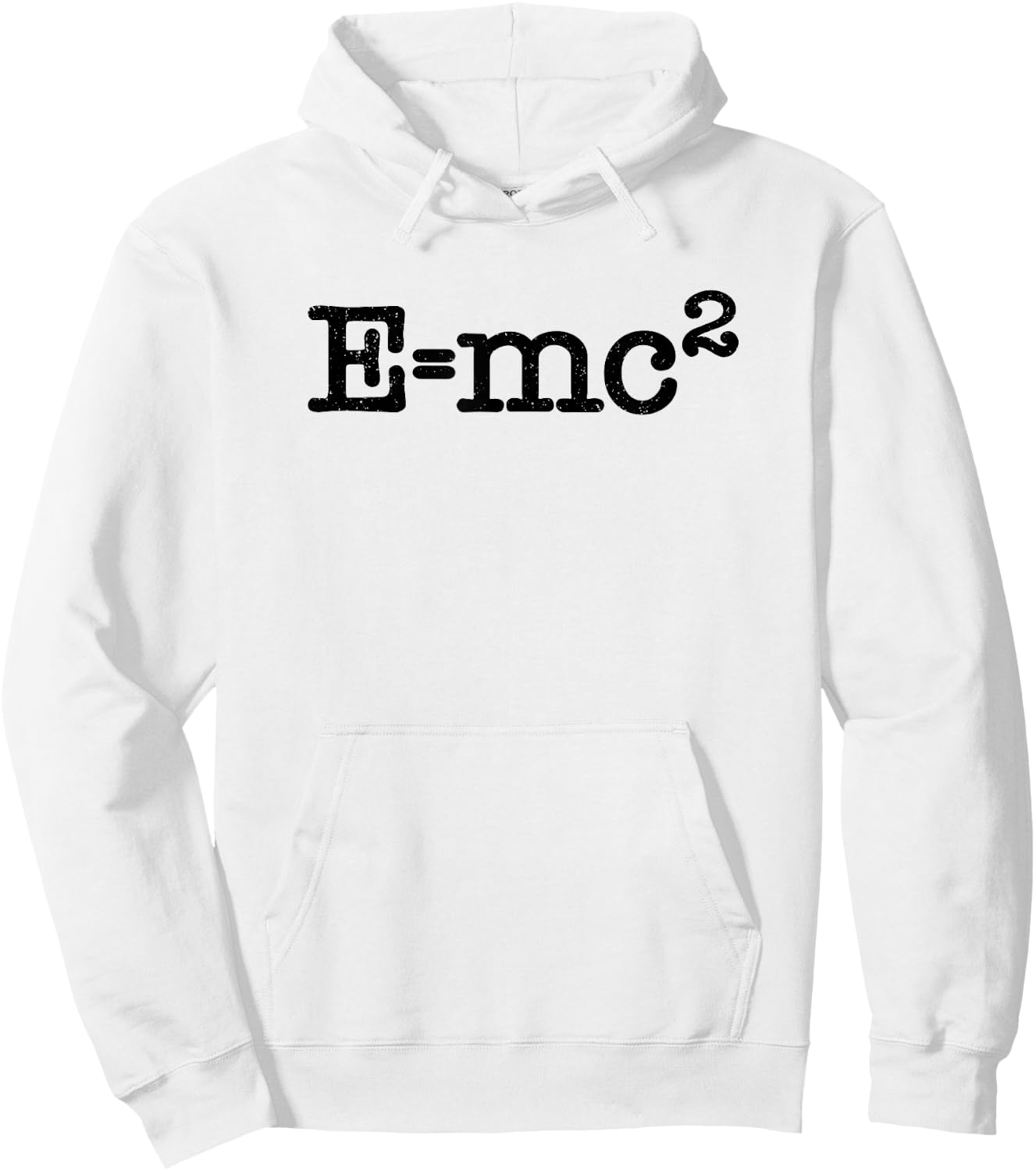 E=mc² E=MC2 Hoodie - Hoodie | White
