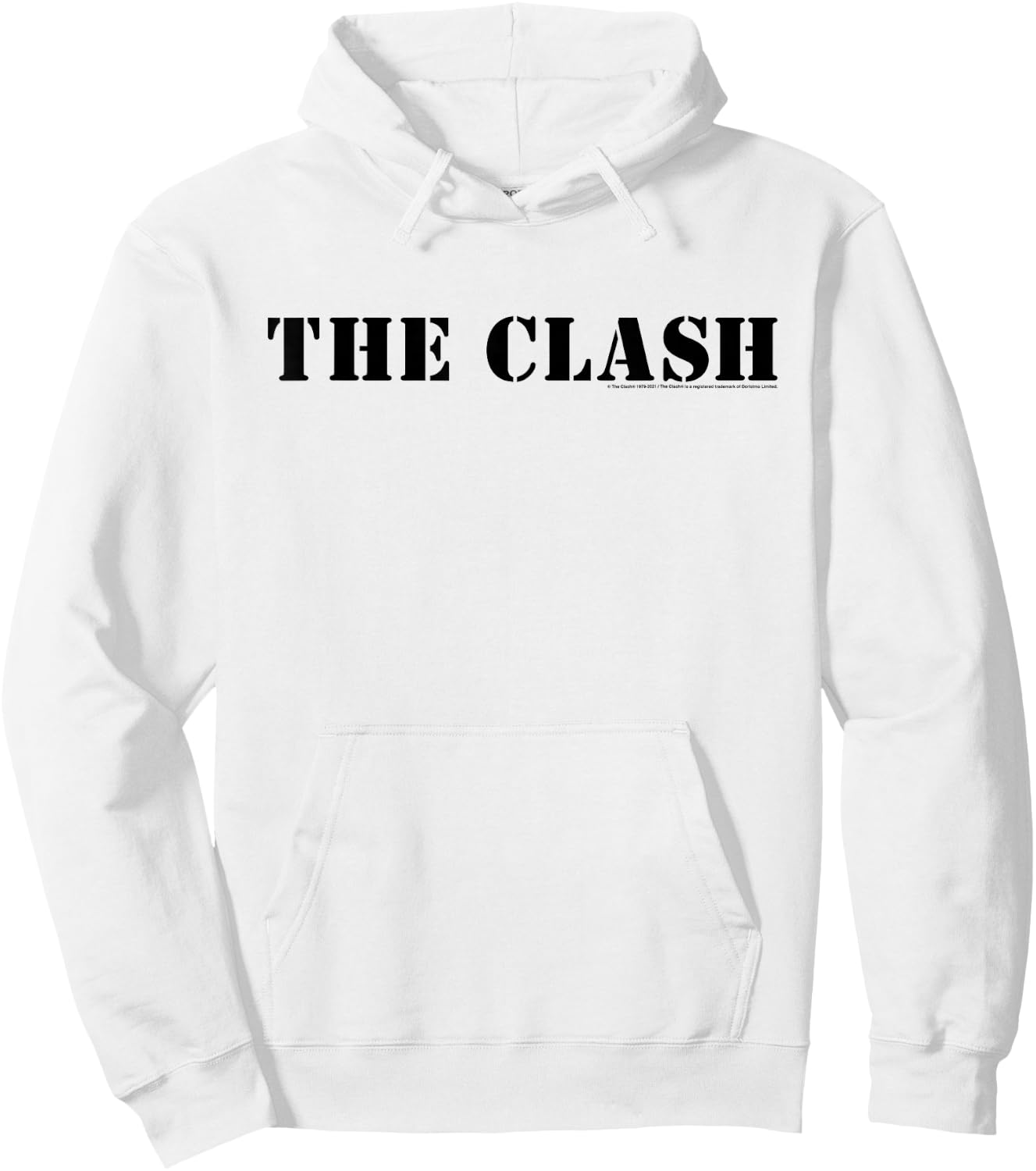 The Clash - Ember Logo Hoodie - Hoodie | White