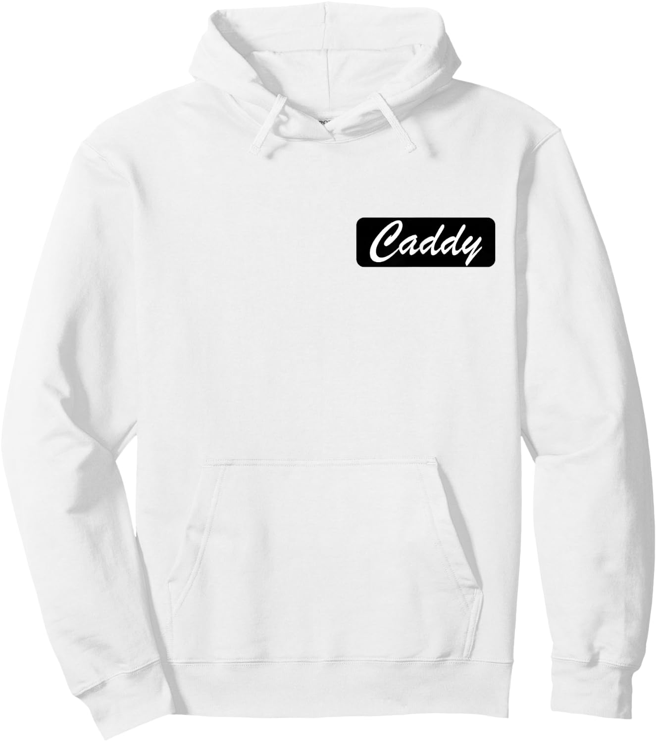 Caddy Costume Golf Lover Halloween Costume Funny Caddy Hoodie - Hoodie | White