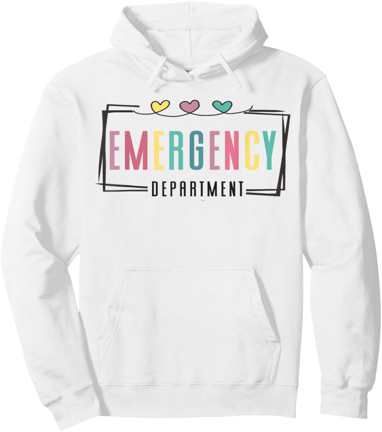 Emergency Department Emergency Room Healthcare Hoodie - Hoodie | White