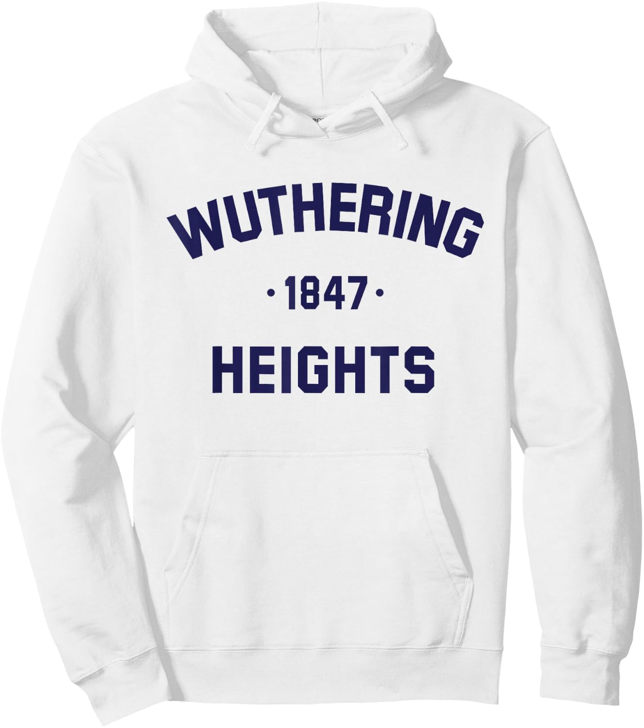 Wuthering Heights by Emily Bronte - Booklover Hoodie - Hoodie | White