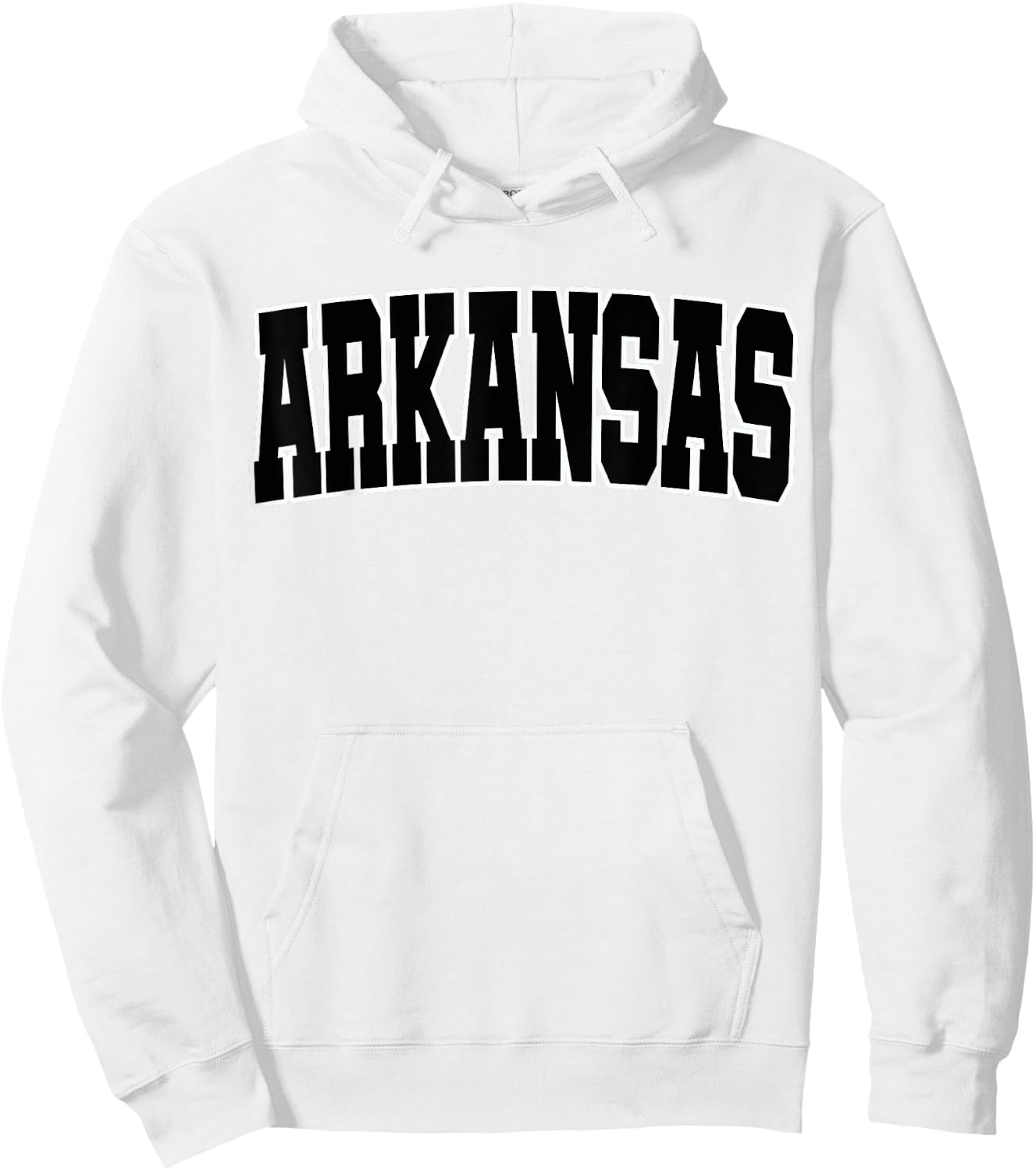 Arkansas Vintage Style Hoodie - Hoodie | White
