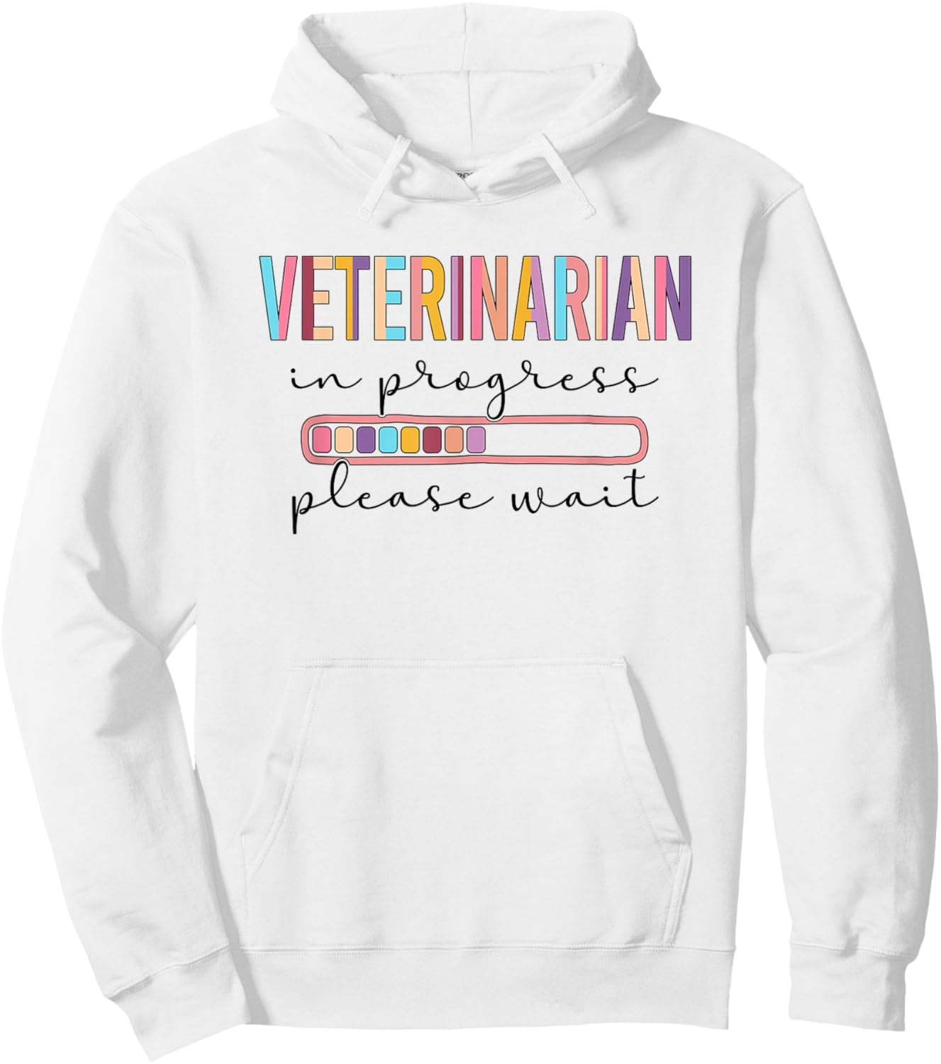 Future Veterinarian In Progress Veterinary Student Hoodie - Hoodie | White