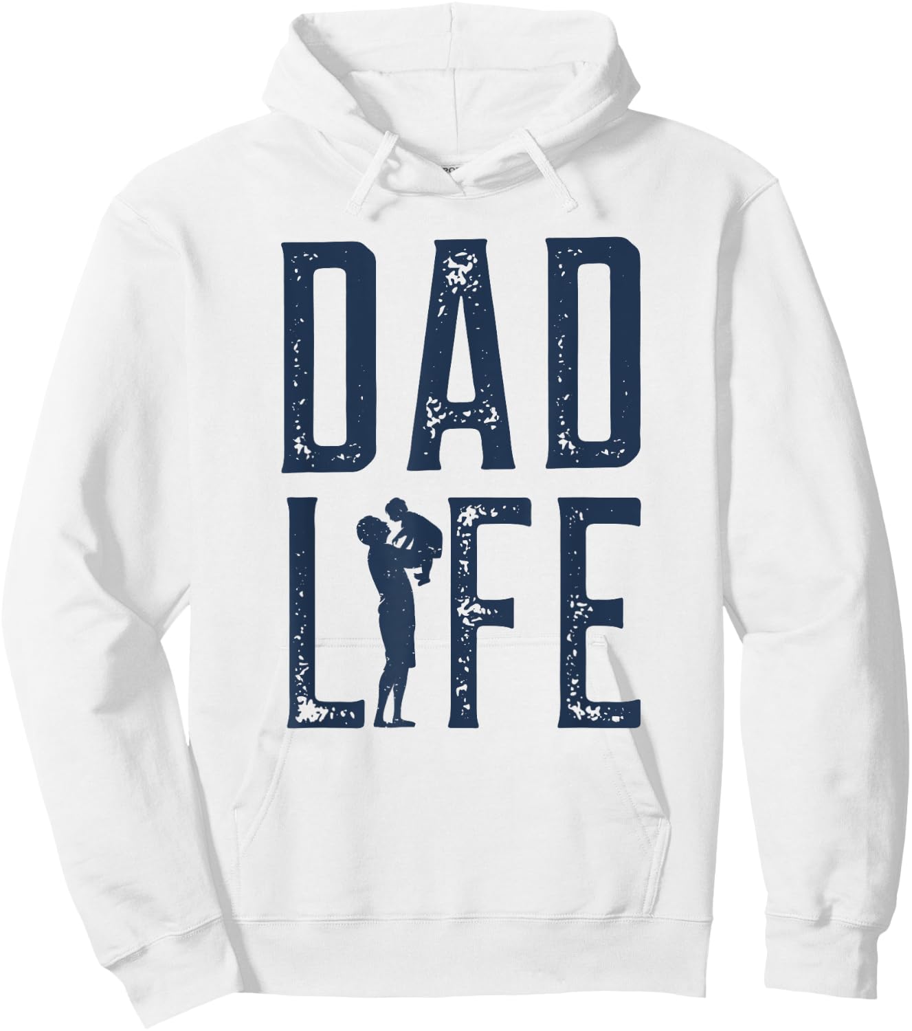 Dad Life Boy Dad Hoodie - Hoodie | White
