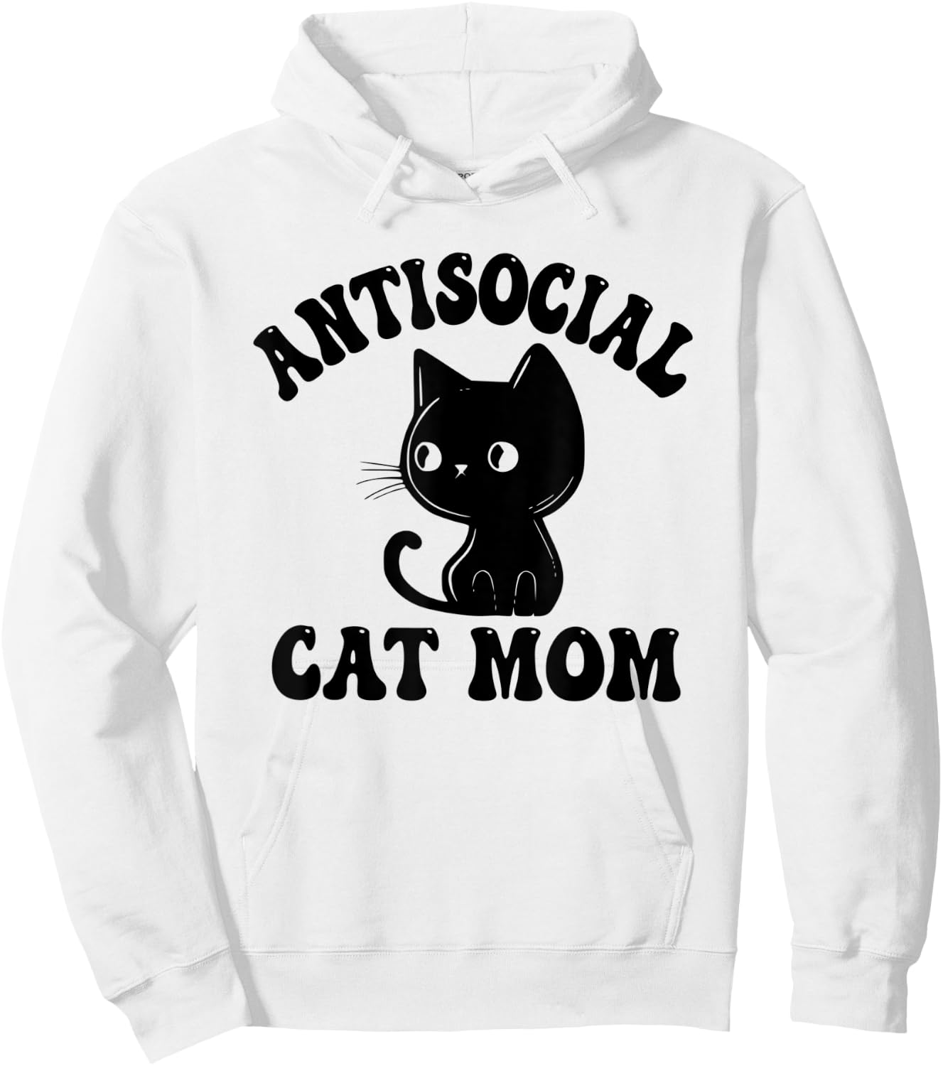 Antisocial Cat Mom Introvert Anti Social Anxiety Introverted Women Hoodie - Hoodie | White