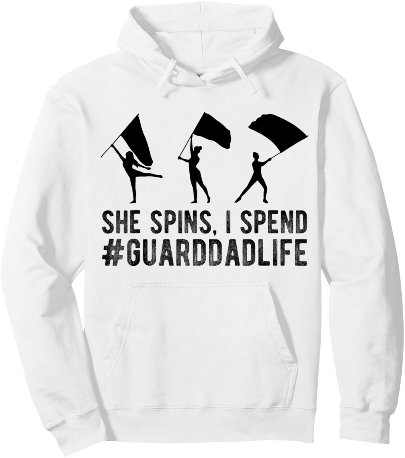 Guard Dad Life Color Guard Dad Of A Color Guard Member Dad Hoodie - Hoodie | White