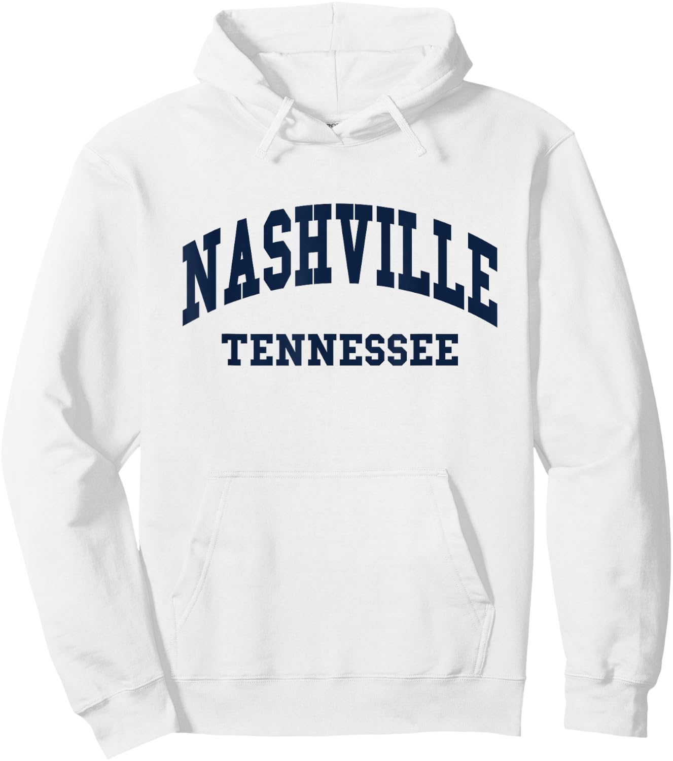 Nashville - Tennessee - Throwback Design - Classic Hoodie - Hoodie | White