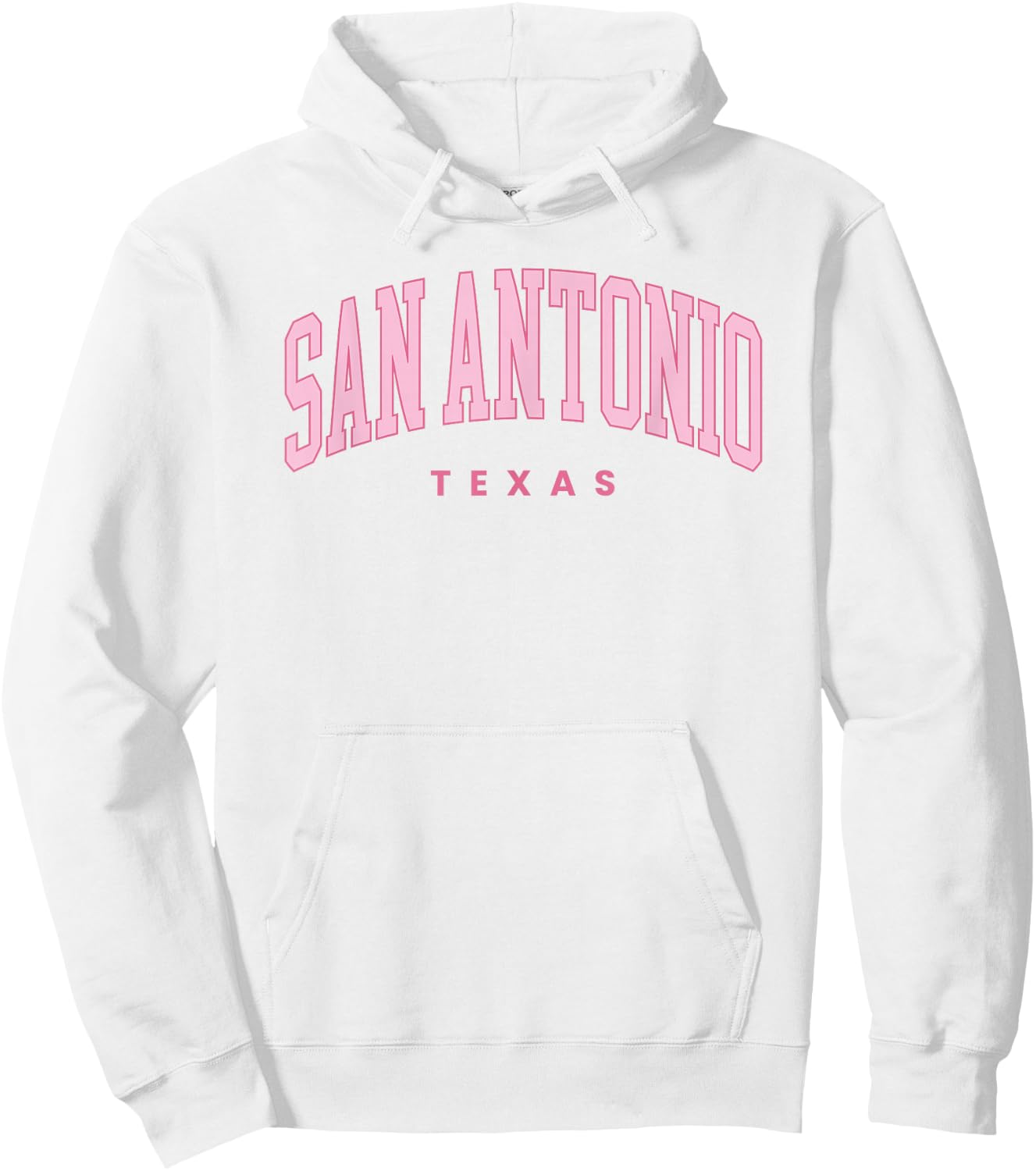 Vintage San Antonio Texas Retro Preppy Throwback Girls Women Hoodie - Hoodie | White