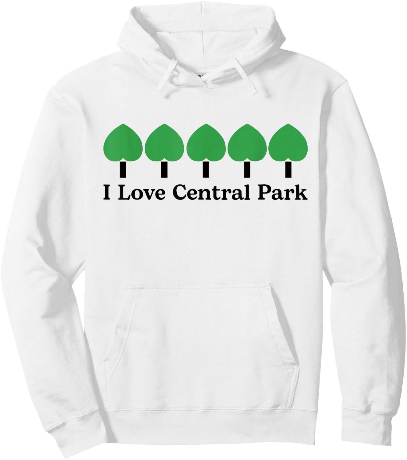 I Love Central Park Hoodie - Hoodie | White