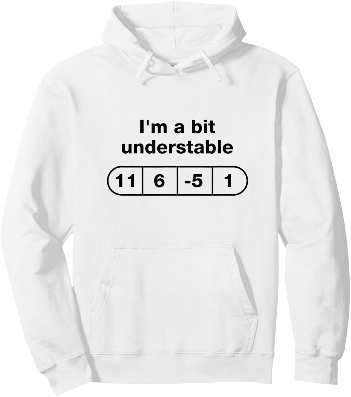 Funny Disc Golf Dad Quote Disc Golf Understable Numbers Hoodie - Hoodie | White