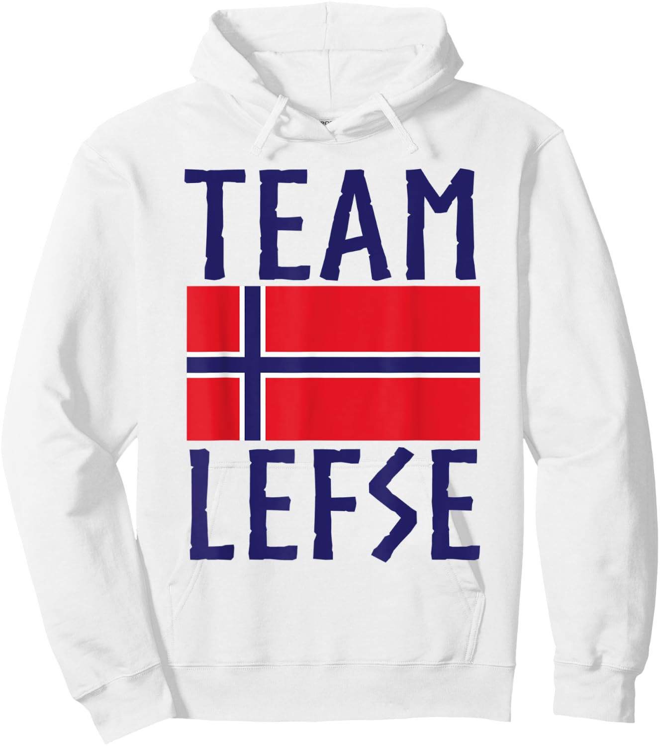 Team Lefse Norwegian Christmas Lefse Making Hoodie - Hoodie | White