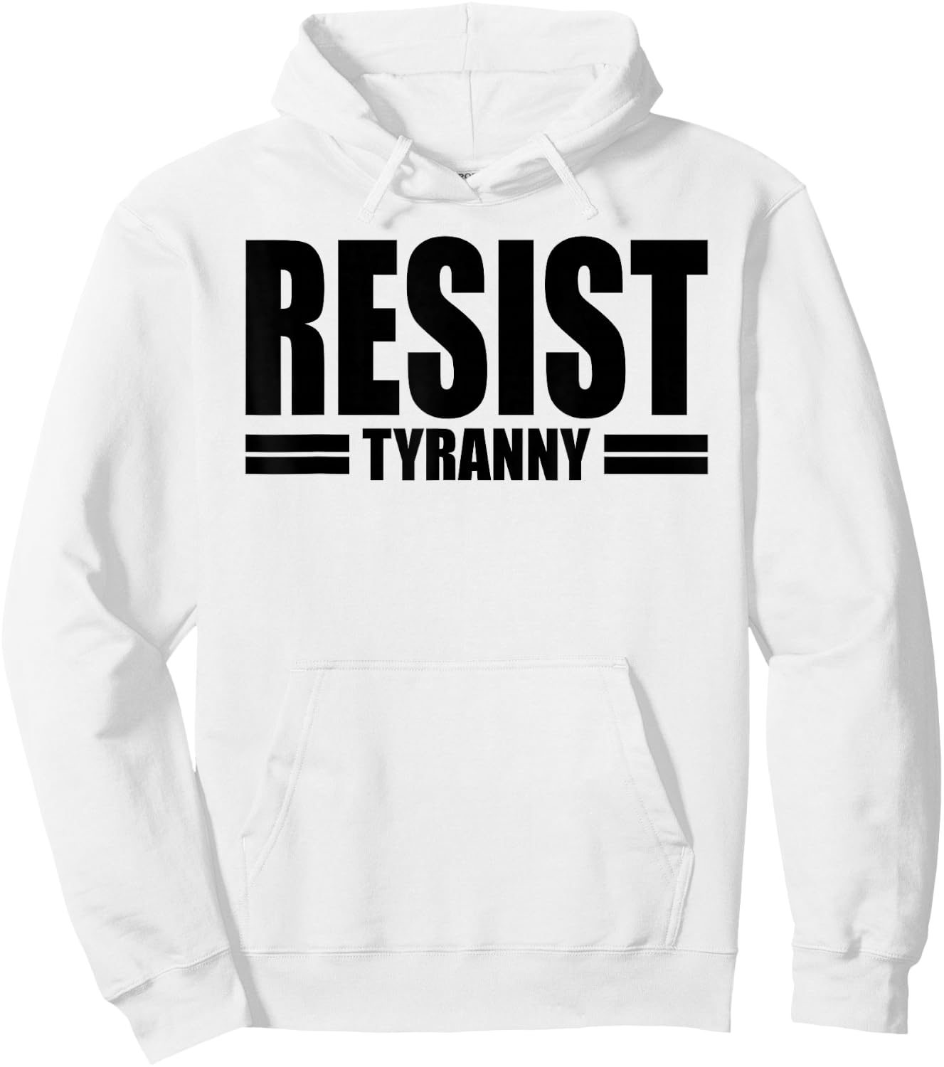 Resist Tyranny I Will Not Comply Disobey Anti Authority Hoodie - Hoodie | White