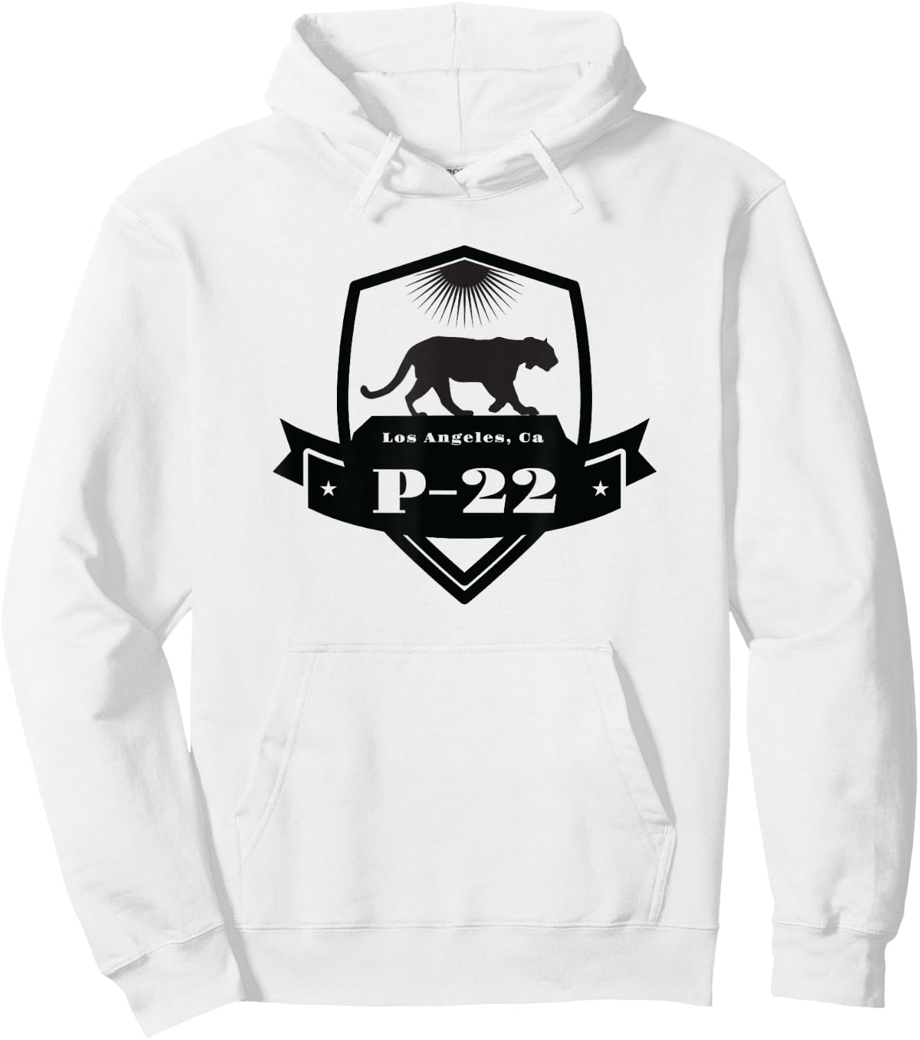 Hollywood Mountain Lion P-22 Los Angeles Cougar Hoodie - Hoodie | White
