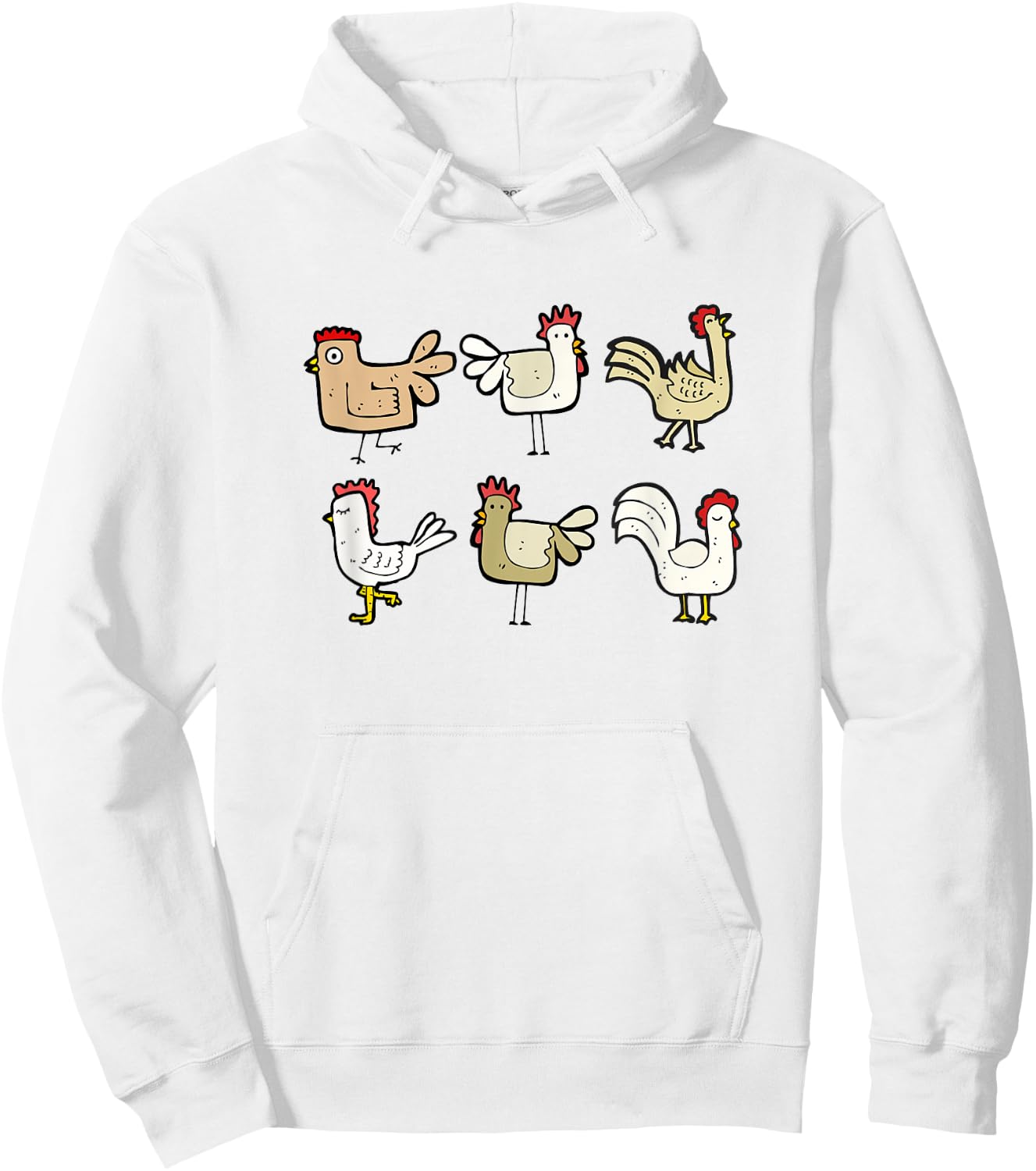 Chicken Shirt Hoodie - Hoodie | White