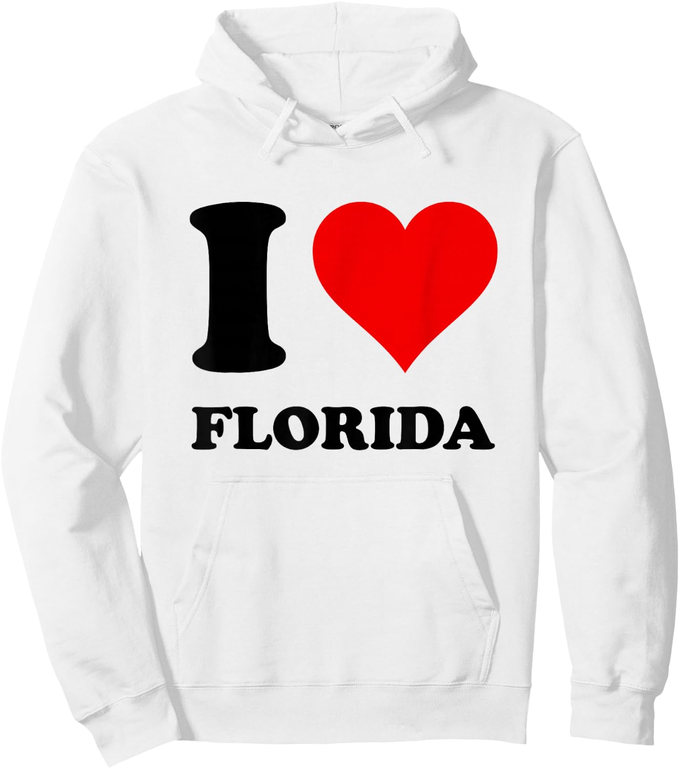I Love Florida Hoodie - Hoodie | White