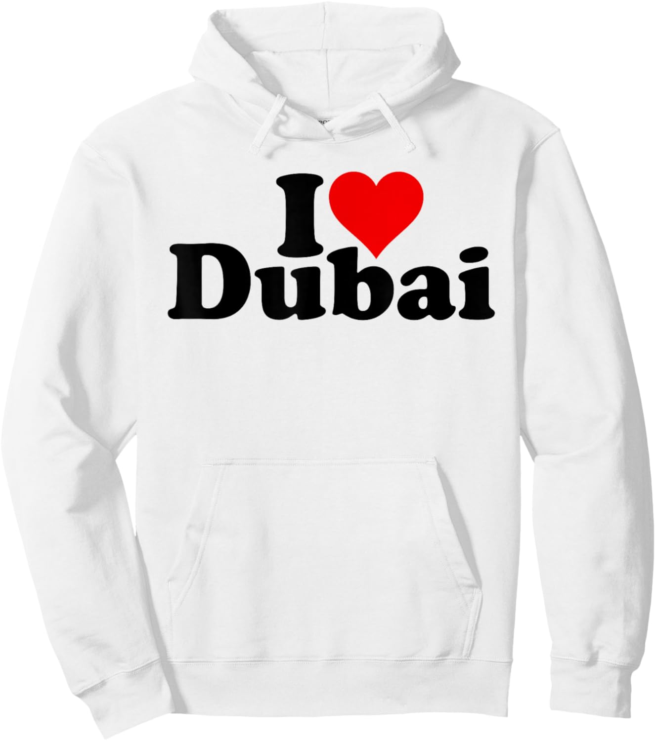 I Love Heart Dubai Uae United Arab Emirates Hoodie - Hoodie | White