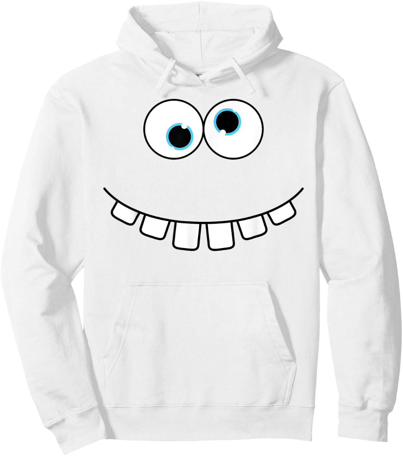 Silly Monster Face Group Costume Birthday Party Halloween Hoodie - Hoodie | White
