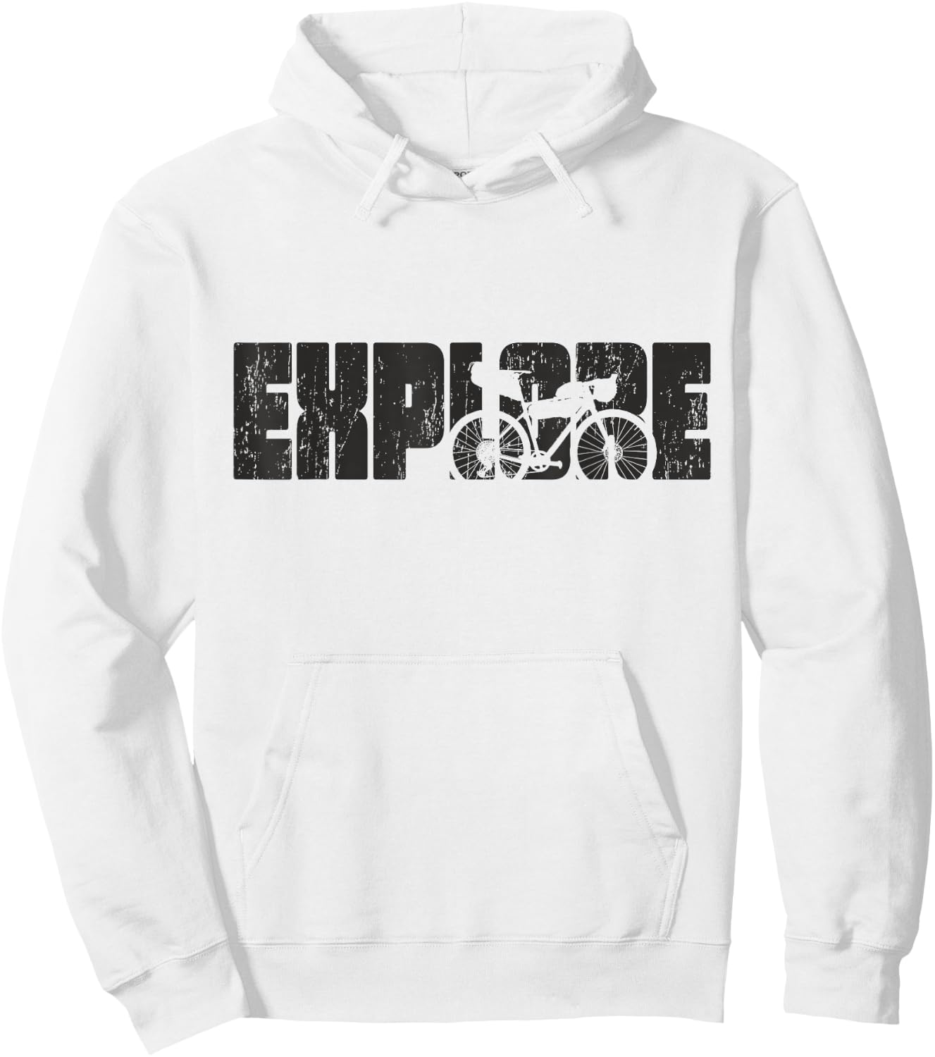 Explore - Gravel Bike Hoodie - Hoodie | White