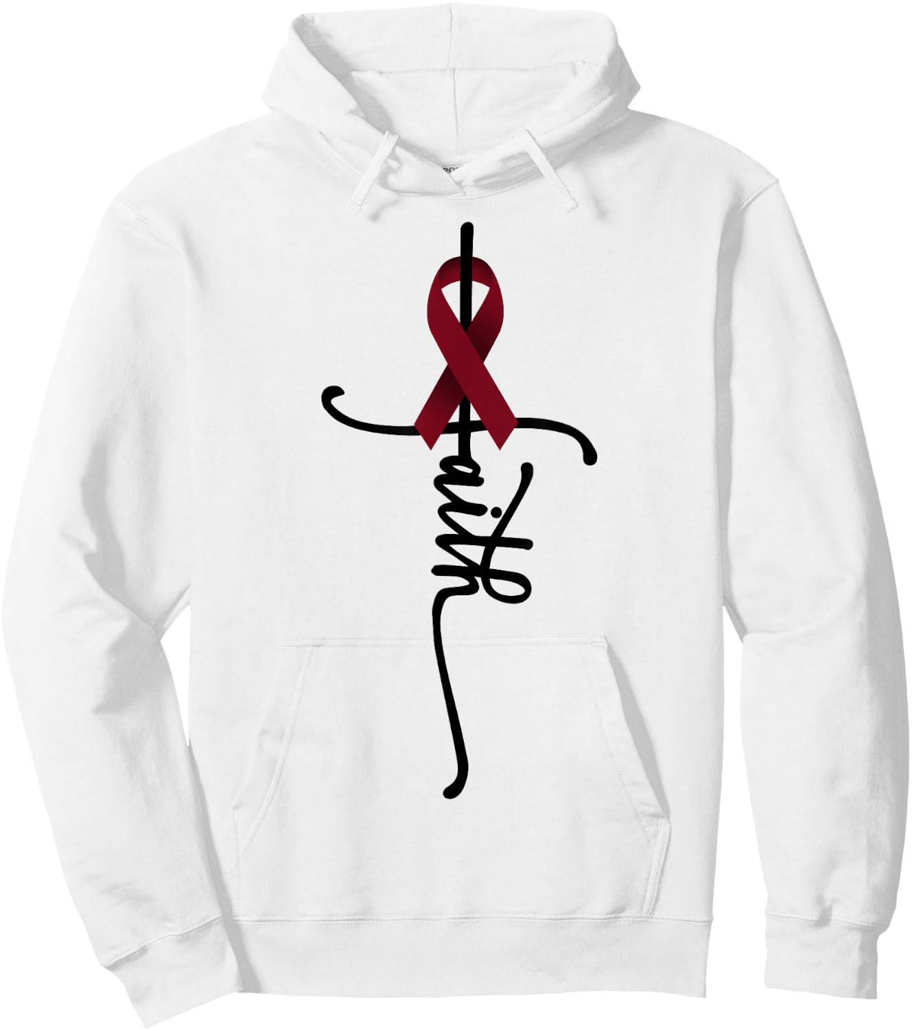 Multiple Myeloma Cancer Faith Multiple Myeloma Cancer Hoodie - Hoodie | White
