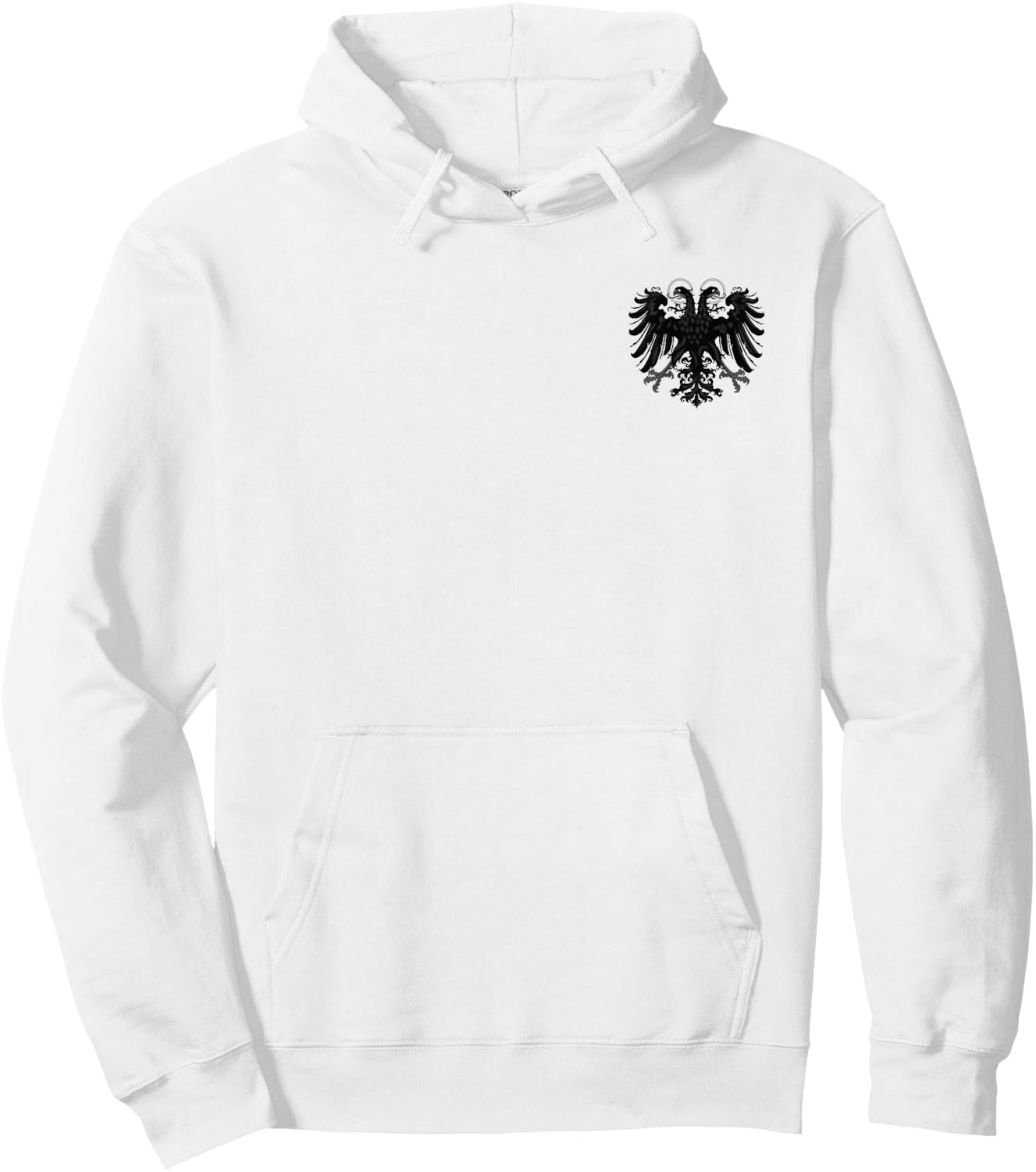 Holy Roman Banner Flag Double Headed Eagle Empire Hoodie - Hoodie | White