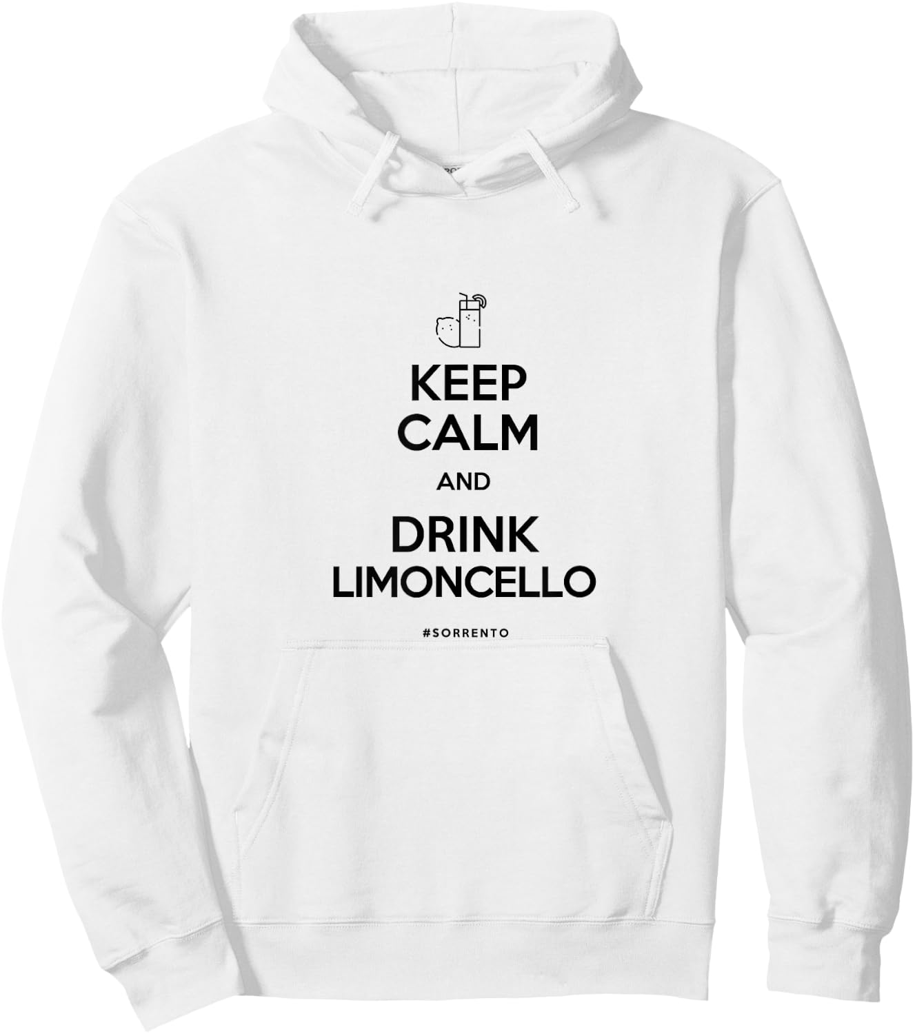 Keep Calm and Drink Limoncello Hoodie - Hoodie | White