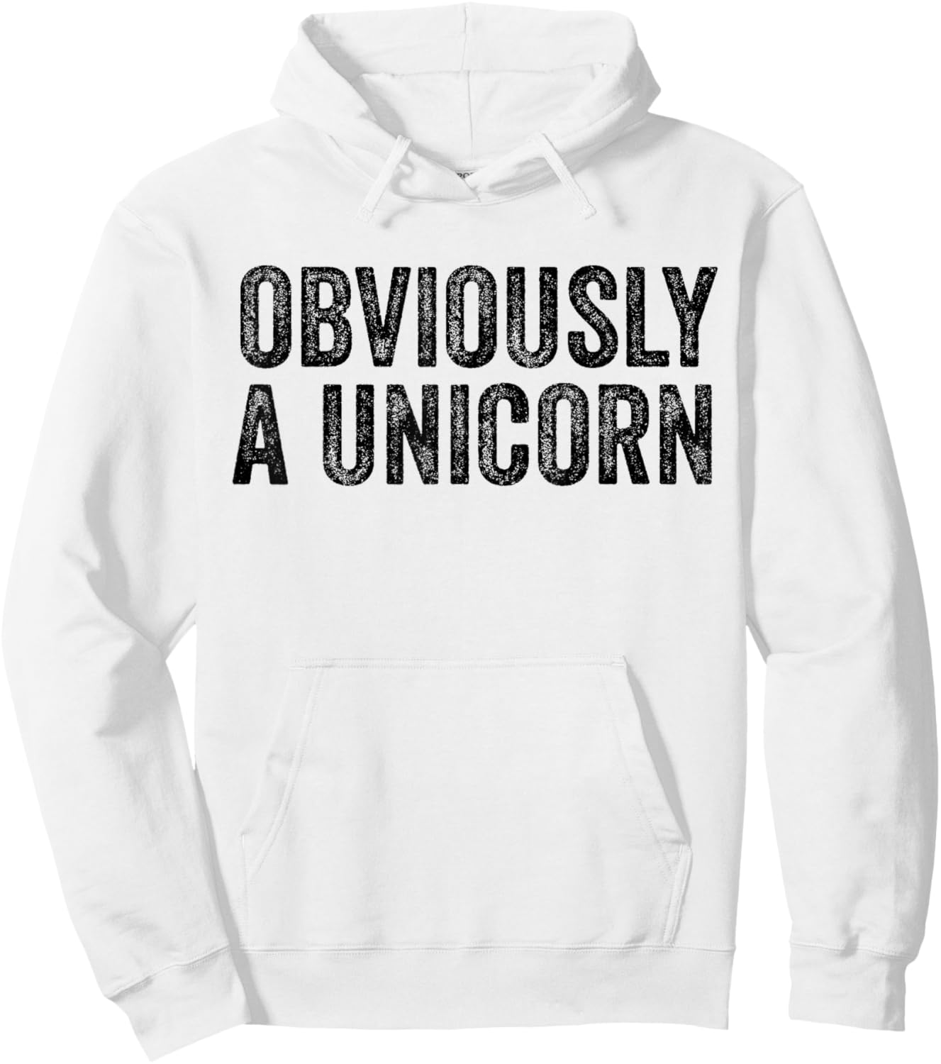 Obviously A Unicorn Funny Unicorn Squad Security Funny Hoodie - Hoodie | White