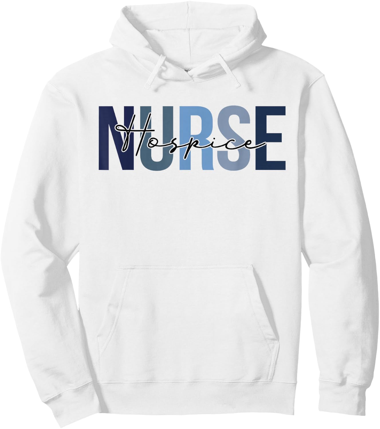 Retro Hospice Nurse Gifts Nursing Apparel Hoodie - Hoodie | White