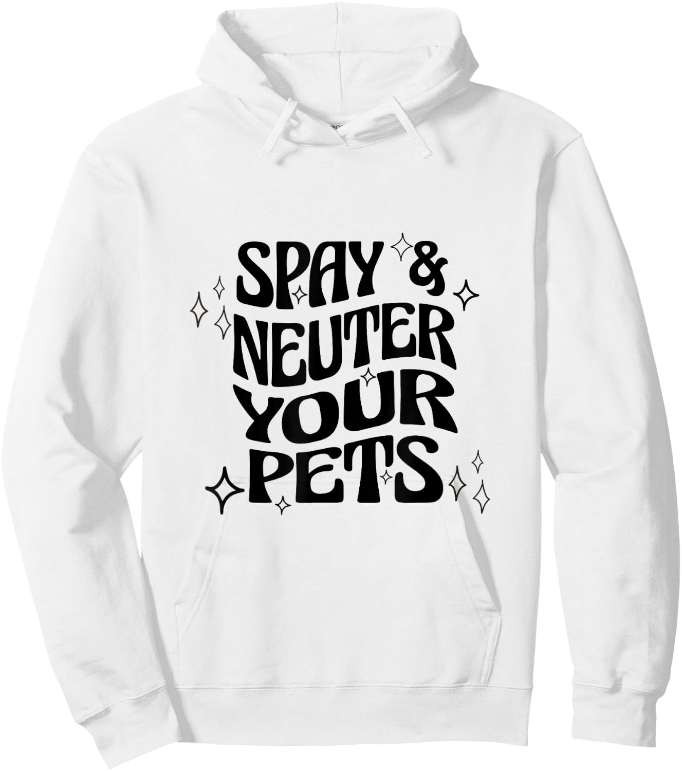 Spay and Neuter Your Pets Retro Hoodie - Hoodie | White