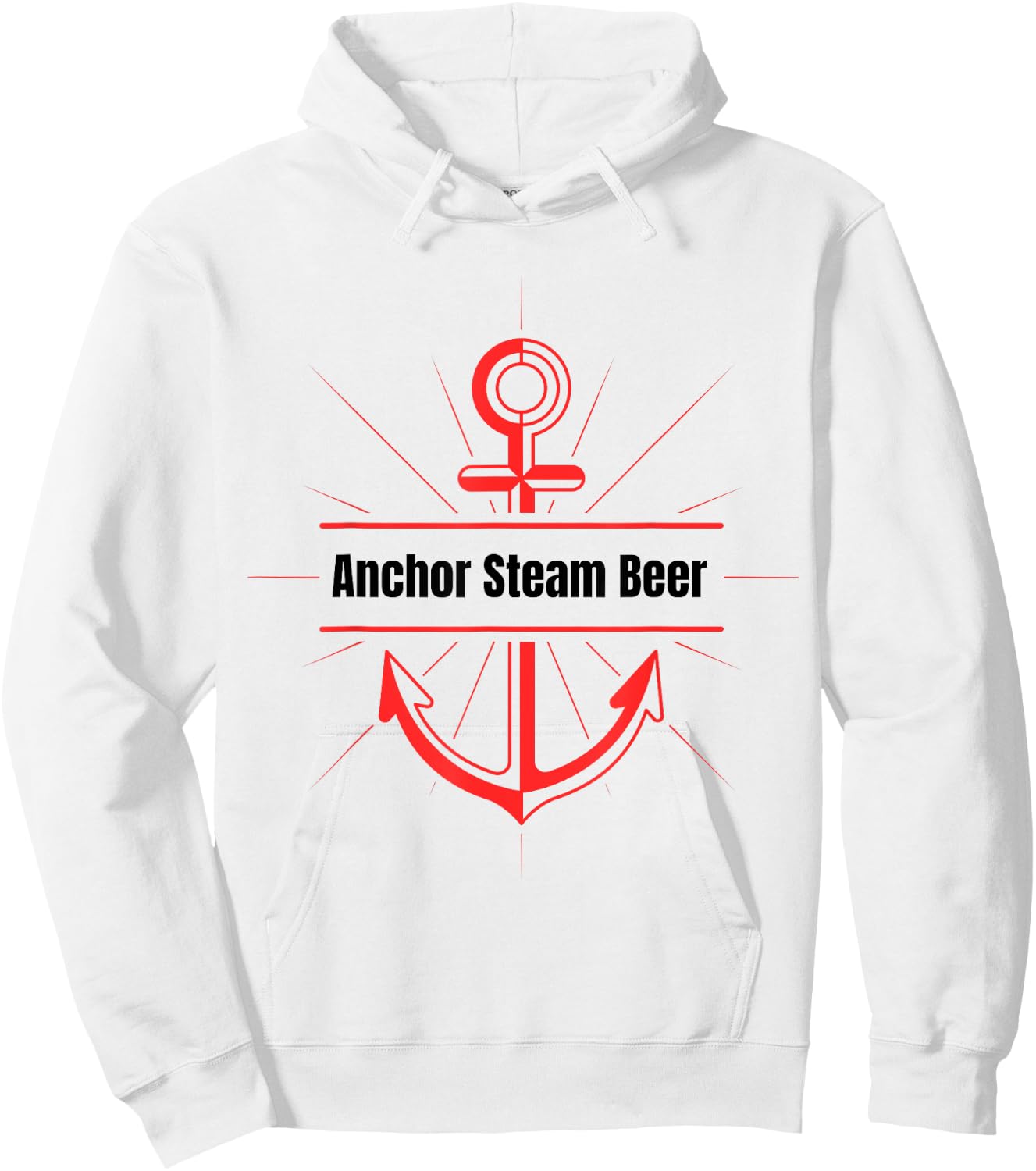 Anchor Steam Beer Hoodie - Hoodie | White