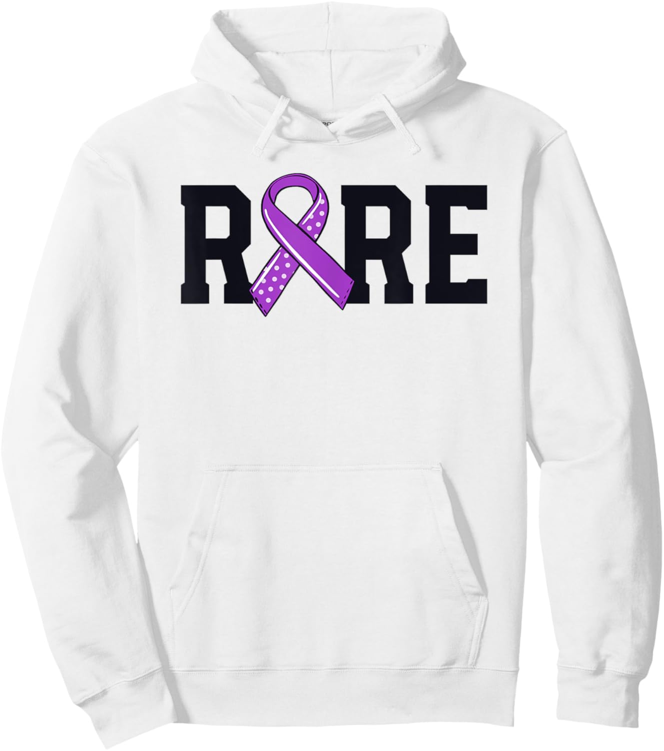Rare Disease Mastocytosis Awareness Mast Cell Ribbon MCAS Hoodie - Hoodie | White