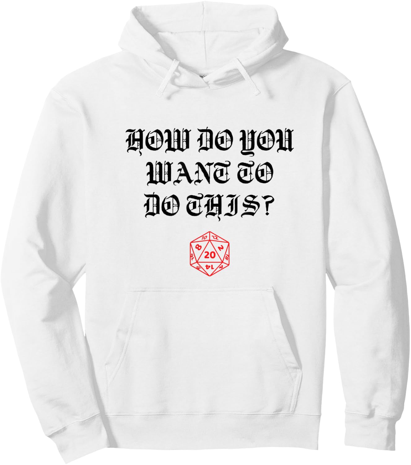 How Do You Want to Do this Game Master Hoodie - Hoodie | White