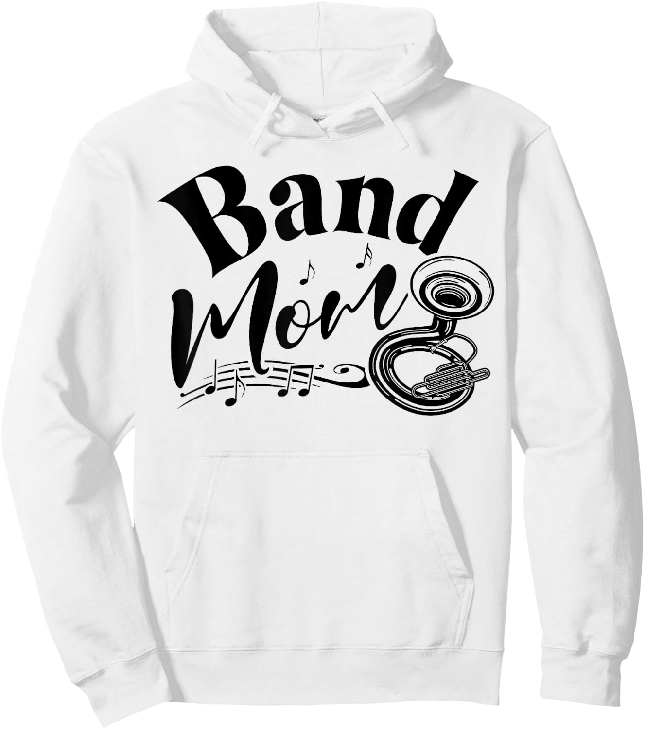Sousaphone Band Mom Mother Mama Funny Hoodie - Hoodie | White