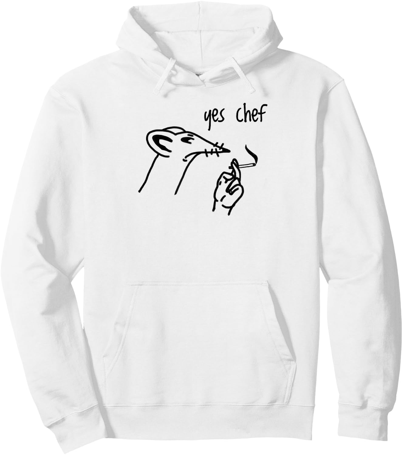 Yes Chef Kitchen Staff Hoodie - Hoodie | White