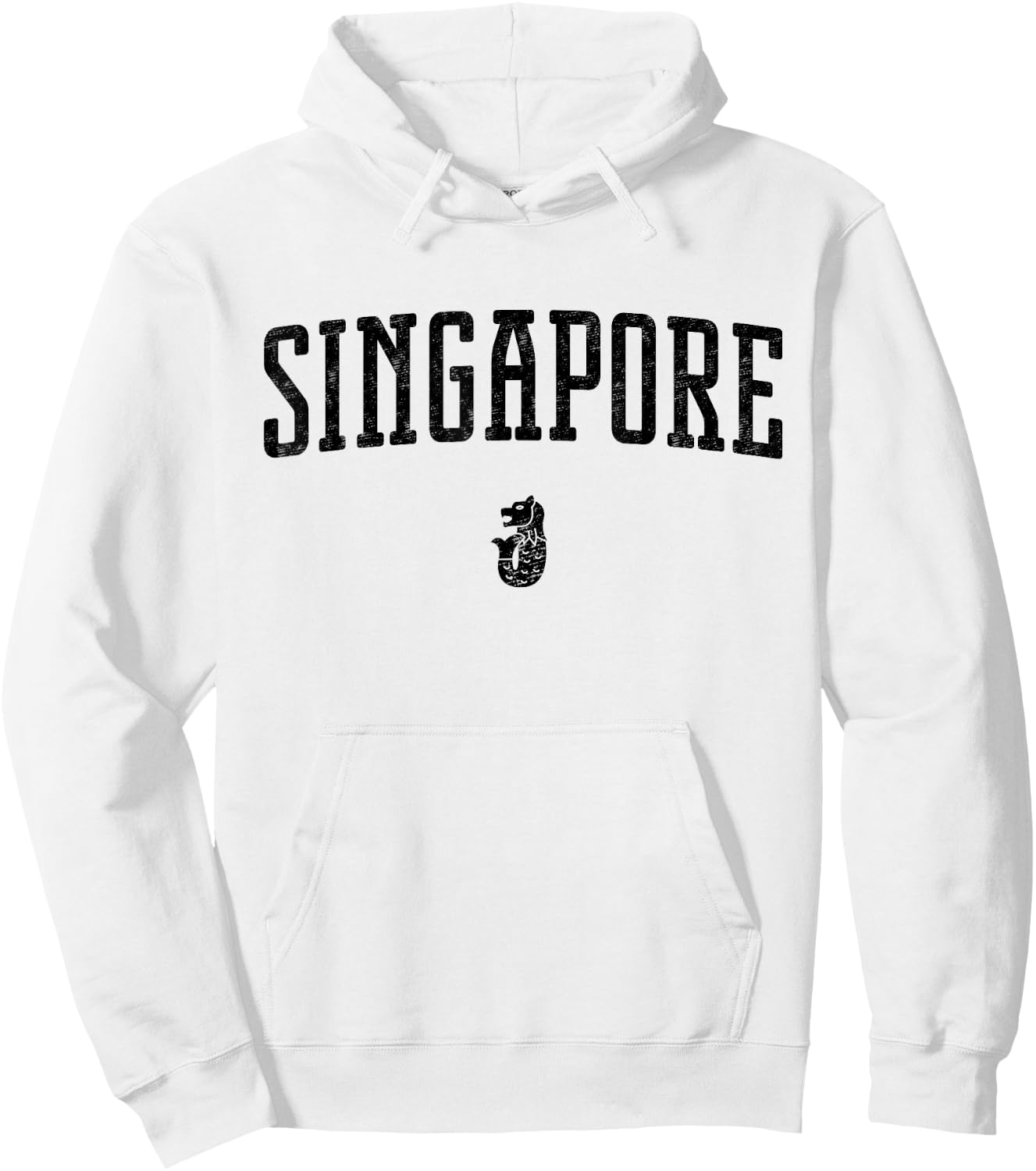 Singapore Vintage Hoodie - Hoodie | White