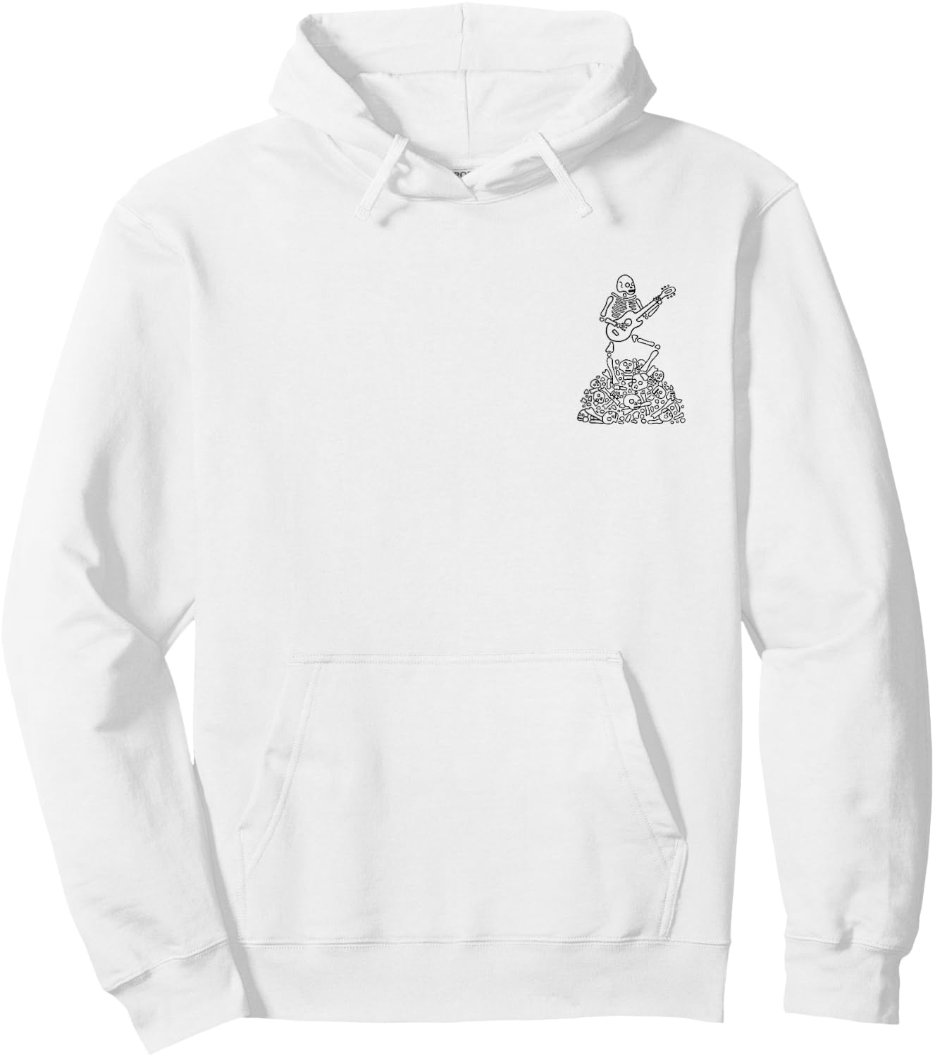 The Night That The Skeletons Came To Life - Front and Back Hoodie - Hoodie | White