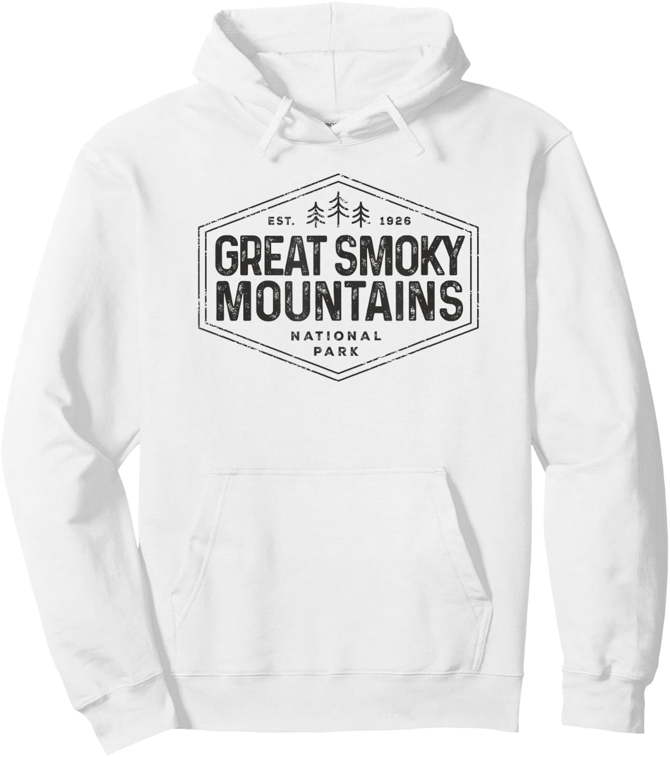 Great Smoky Mountains National Park Vintage Kids Hoodie - Hoodie | White