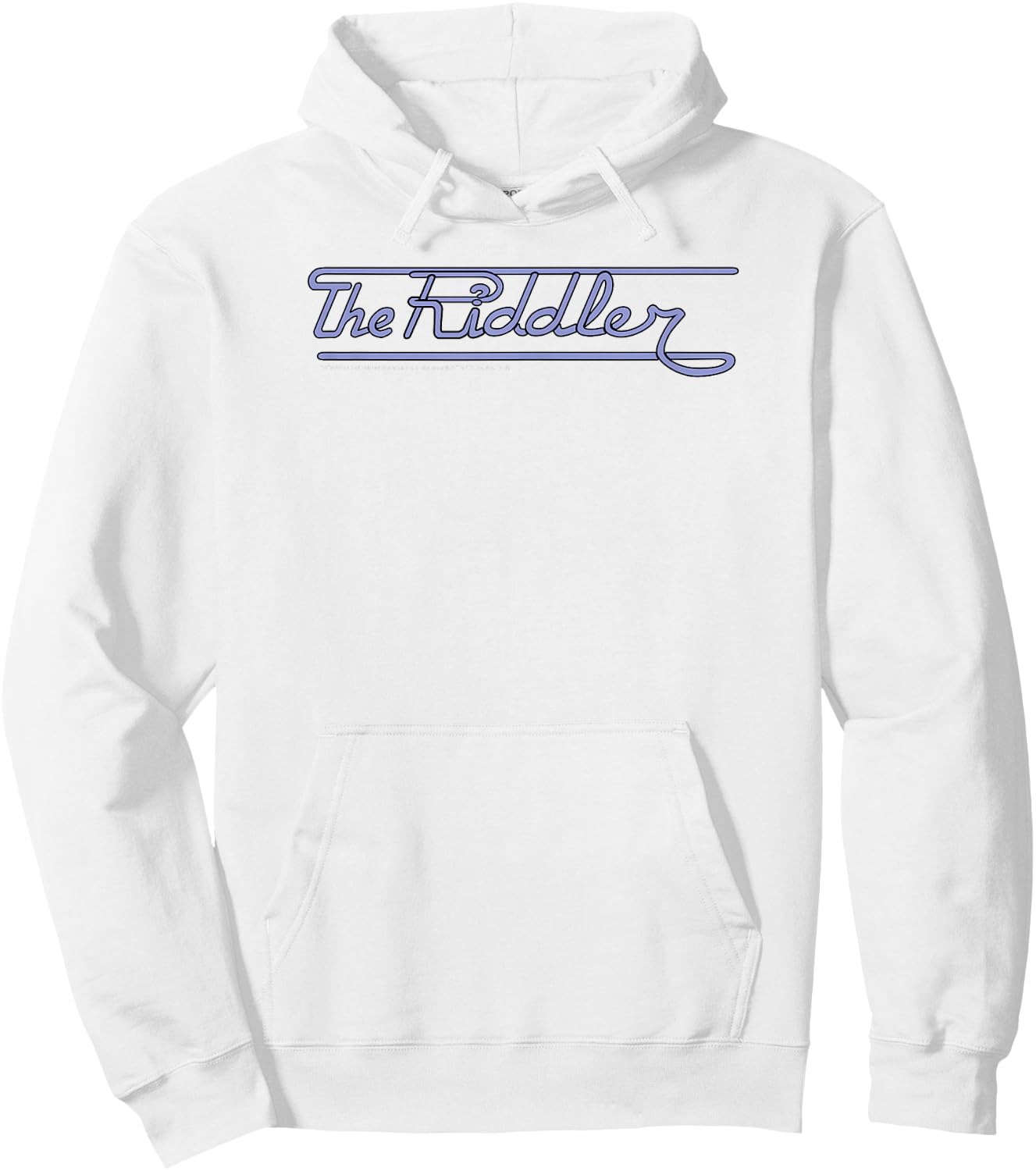 DC Comics Batman The Riddler Vintage Neon Logo Hoodie - Hoodie | White