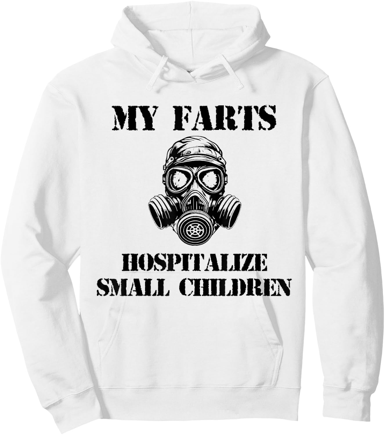 Funny dad Quote My farts hospitalize small children Cool dad Hoodie - Hoodie | White