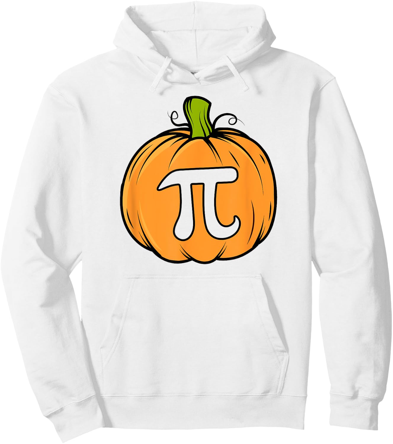 Thanksgiving Pumpkin Pie Funny Math Christmas Pumpkin Pi Hoodie - Hoodie | White