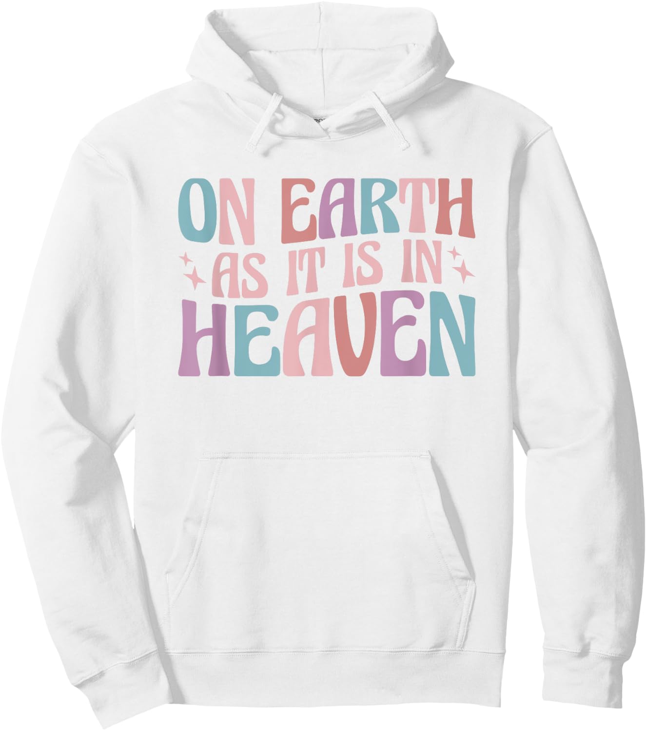 On Earth As It Is In Heaven Hoodie - Hoodie | White