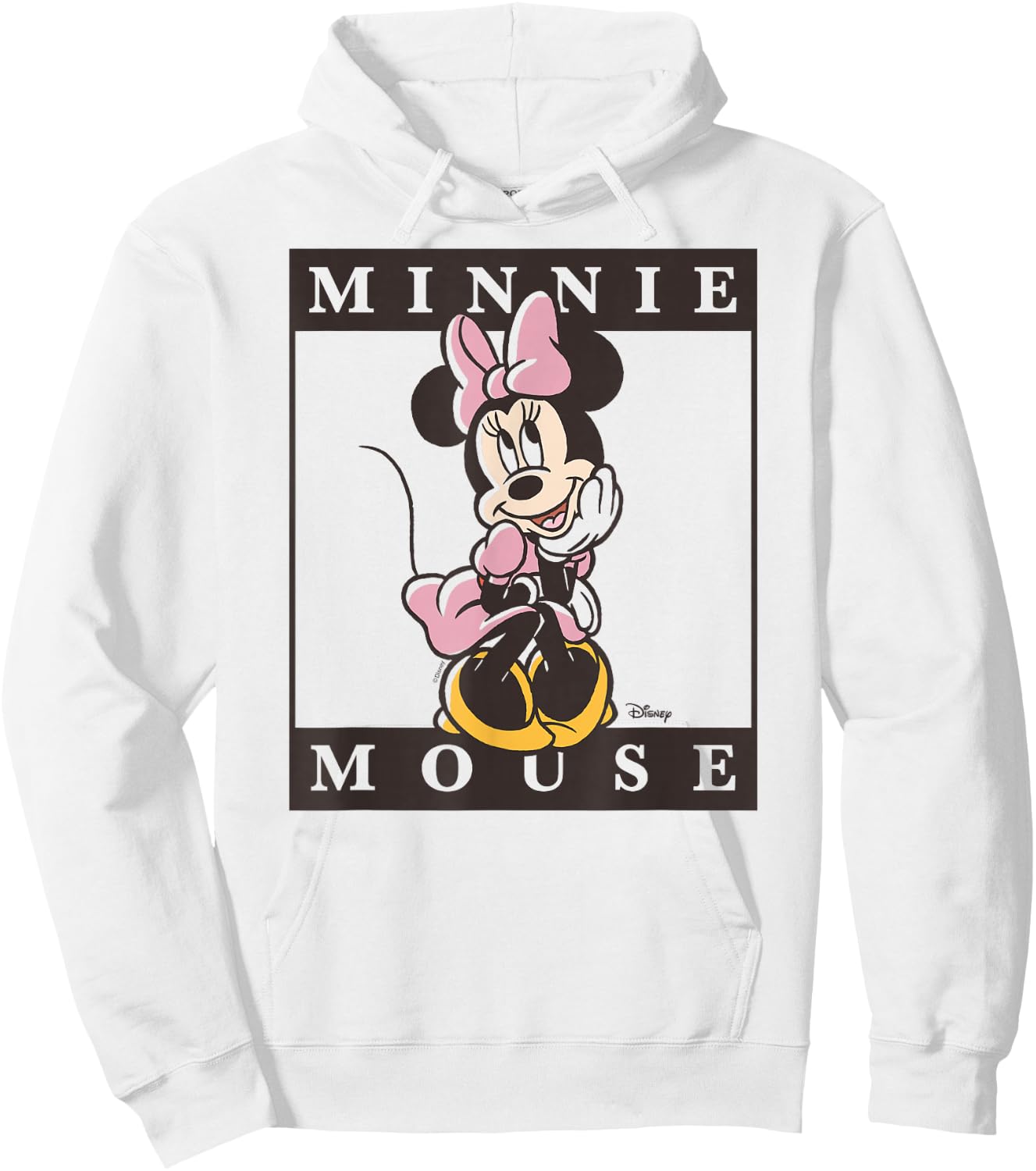 Minnie - Type Block Hoodie - Hoodie | White