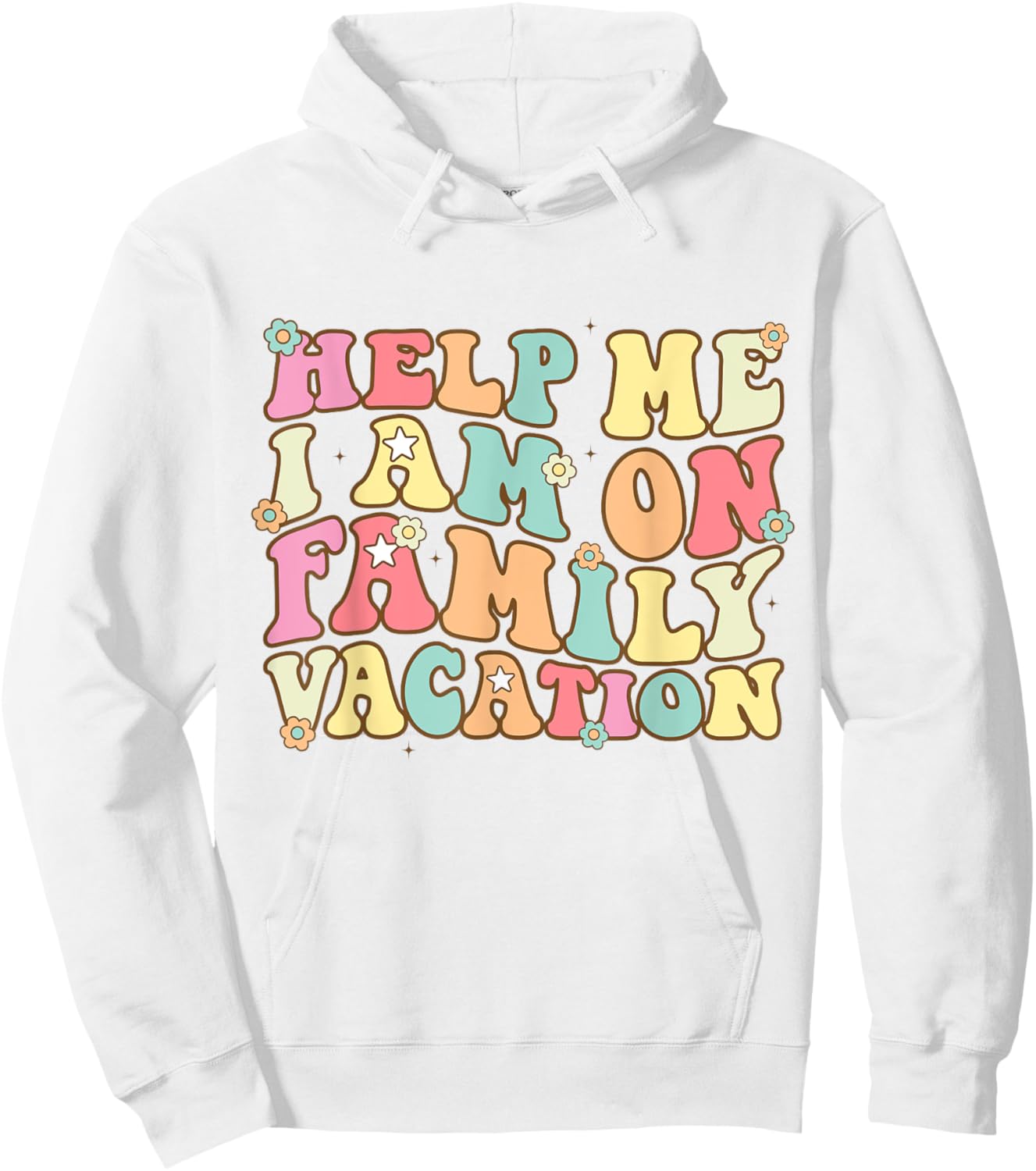 Help Me I'm On A Family Vacation Beach Cruise 2023 Funny Hoodie - Hoodie | White